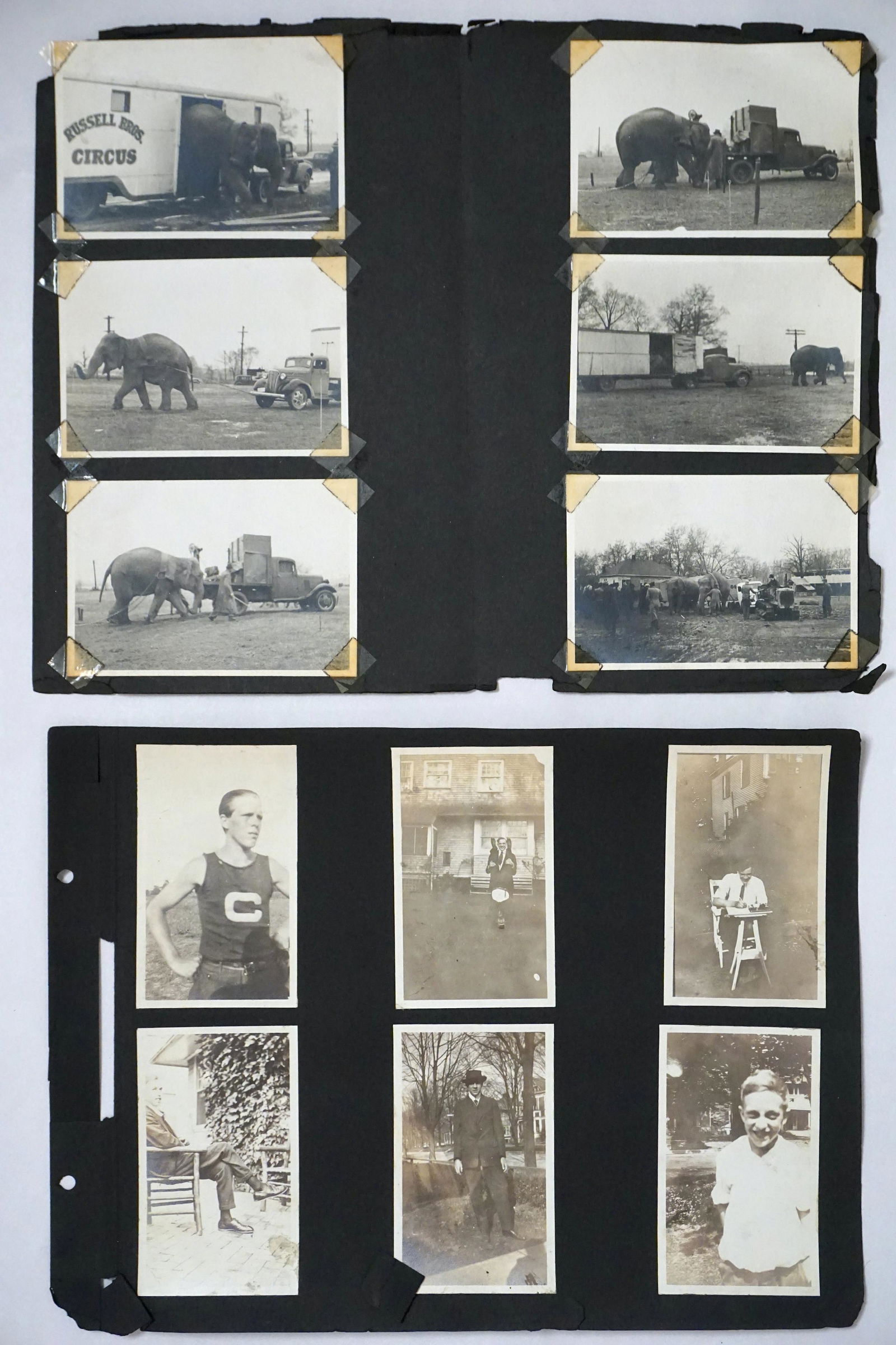 Antique photographs, soldiers, circus, 80+ photos (1 of 16)