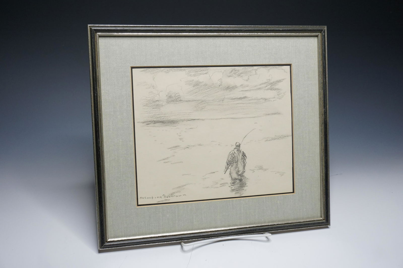 ROBERT VON NEUMANN graphite on paper 1950s (1 of 3)