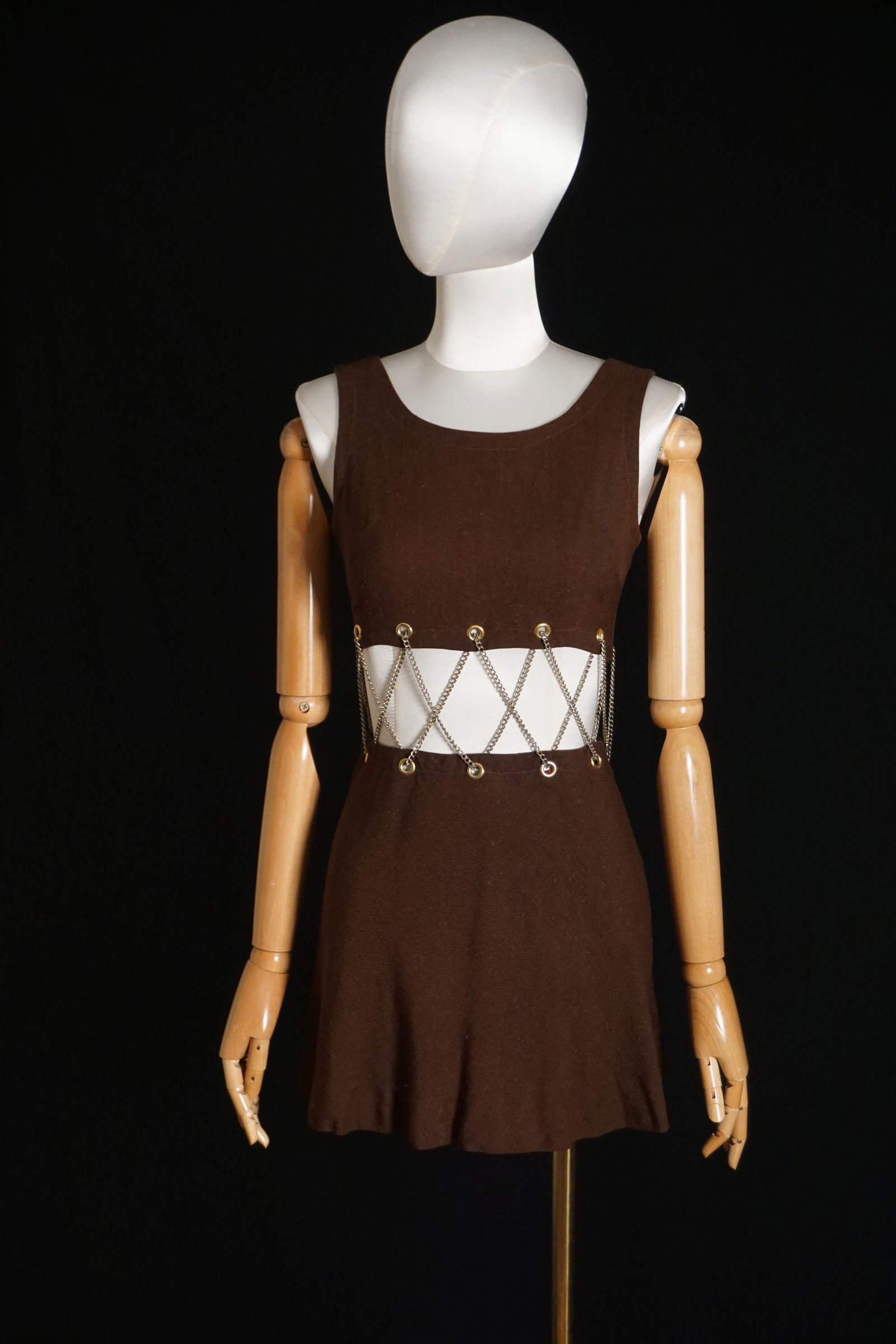 Vintage 1960s mod chain mini dress Parc Jrs. (1 of 10)