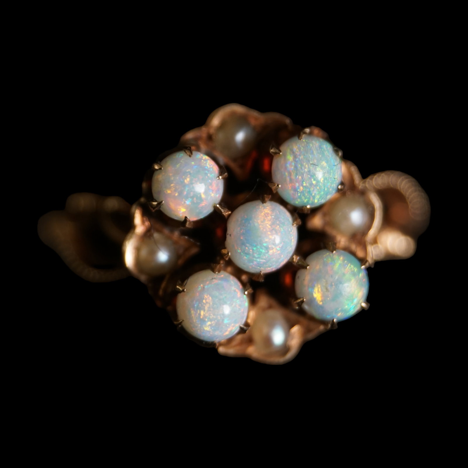 Antique Victorian 14k gold opal ring (1 of 6)
