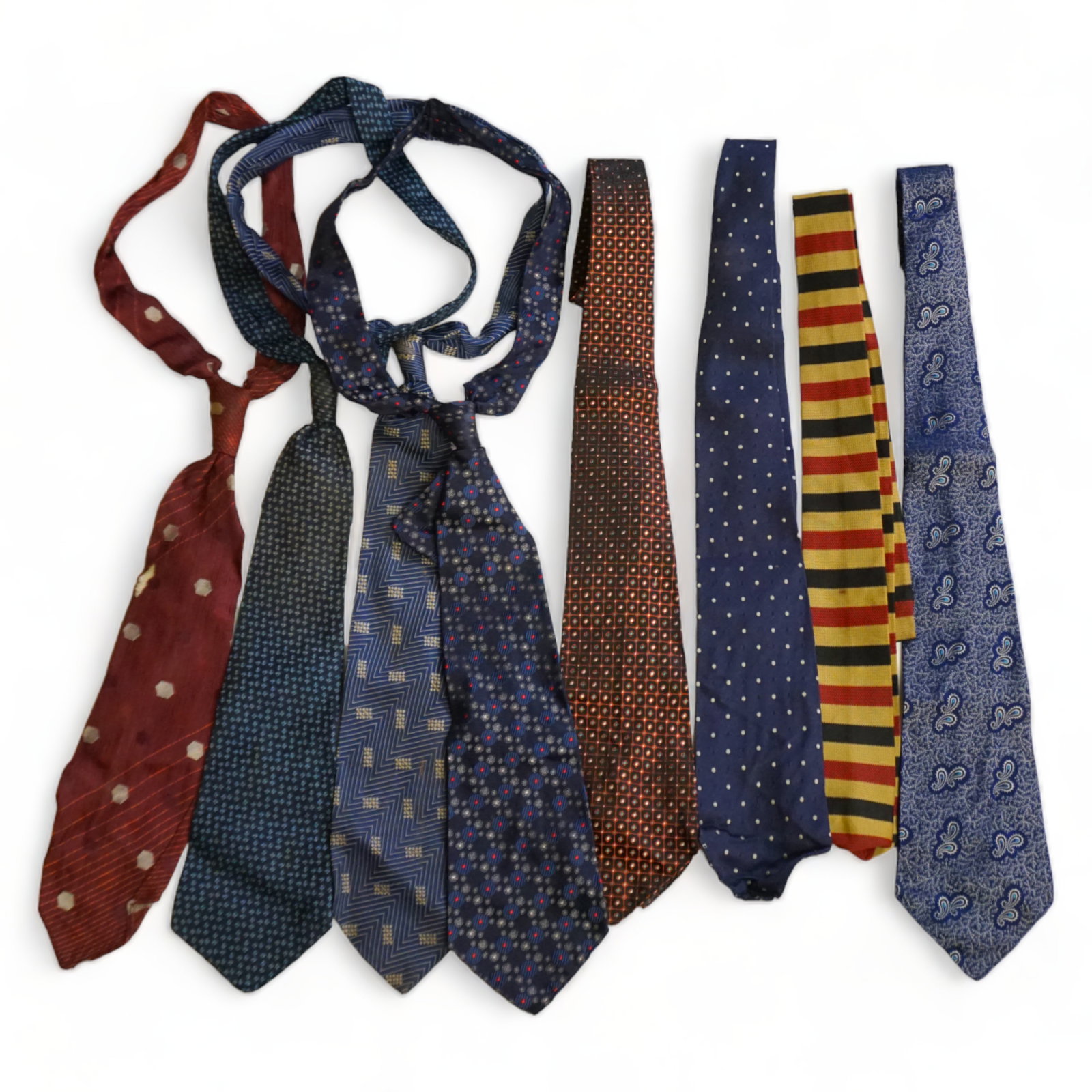 Vintage men’s silk ties with labels (grouping lot of 8) Sam R. Costello (1 of 13)