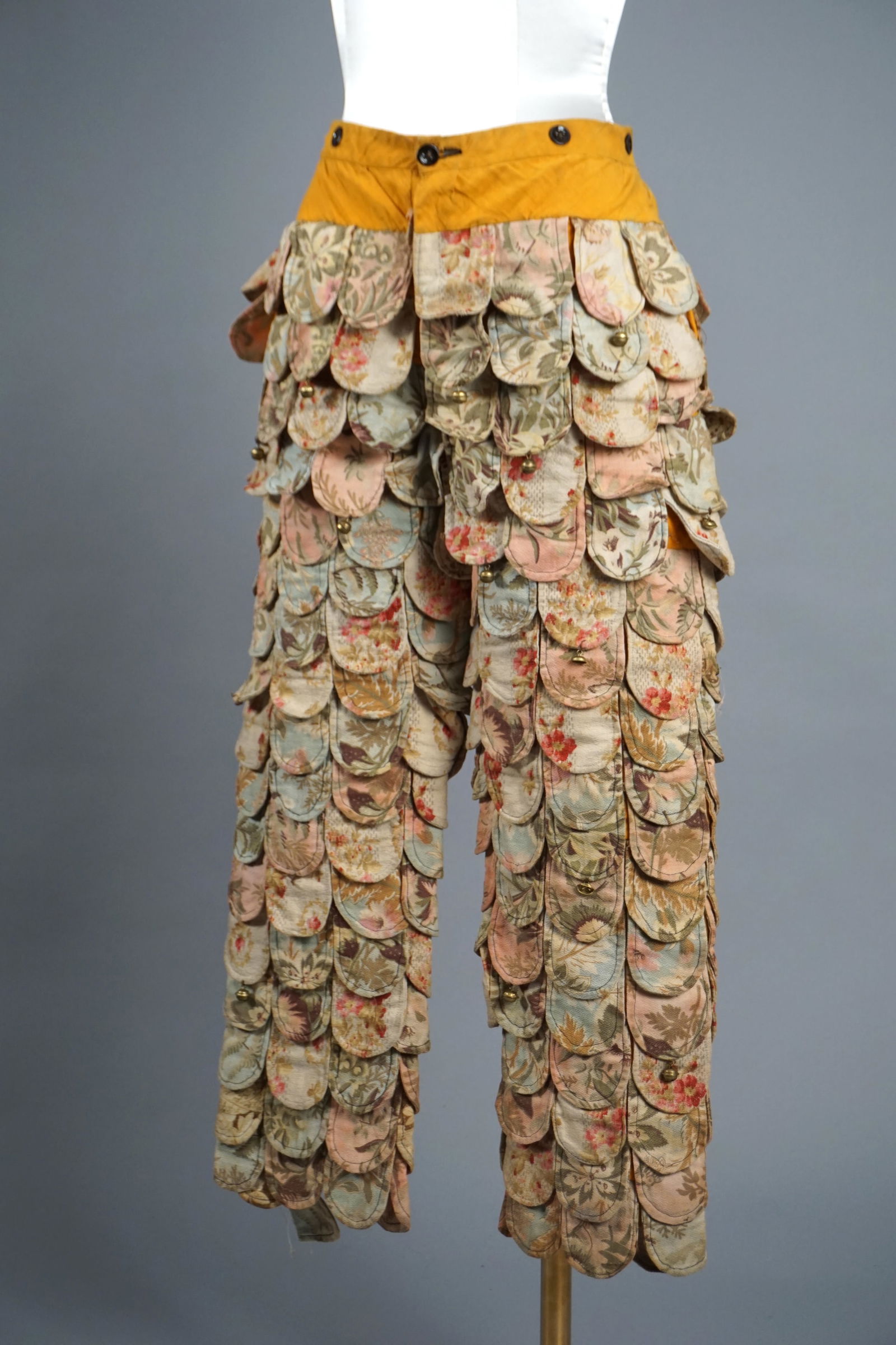 Vintage 1920s 30s Carnival Costume Floral Pants (1 of 16)