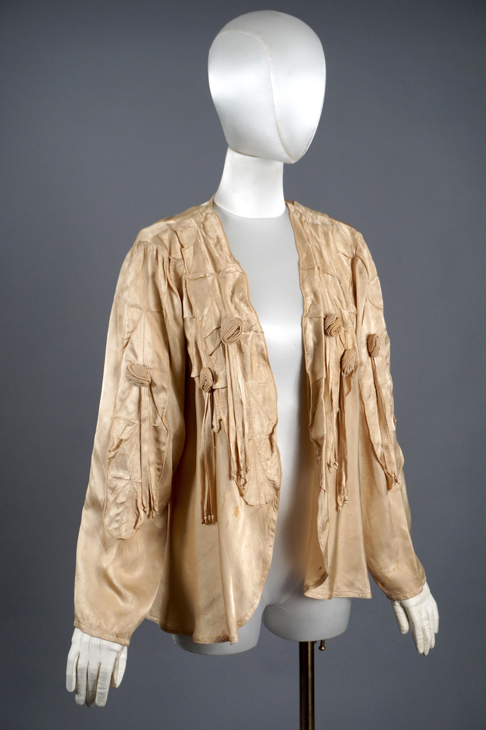 Vintage 1940s 50s Satin Jacket Rae Jeanne Boutique (1 of 10)