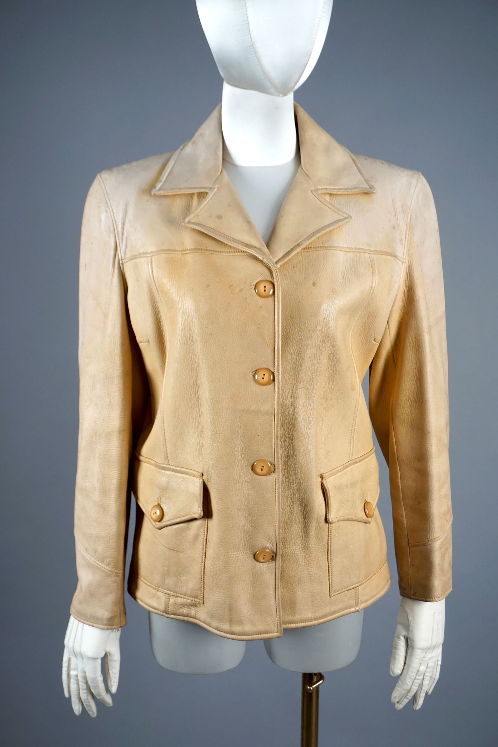 Vintage Deerskin Leather Jacket By Custom Coat Co., Berlin, Wisconsin (1 of 10)