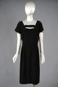 Mid-Century Little Black Dress by Marshall Field & Company