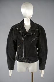 Harley Davidson Black Denim Moto Jacket, “An American Legend
