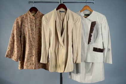 Three Vintage Designer Jackets – Anne Klein, André Laug, Giorgio Armani