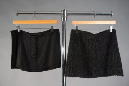 Lot of Two Designer Mini Skirts – Ann Demeulemeester & Jane Hamill