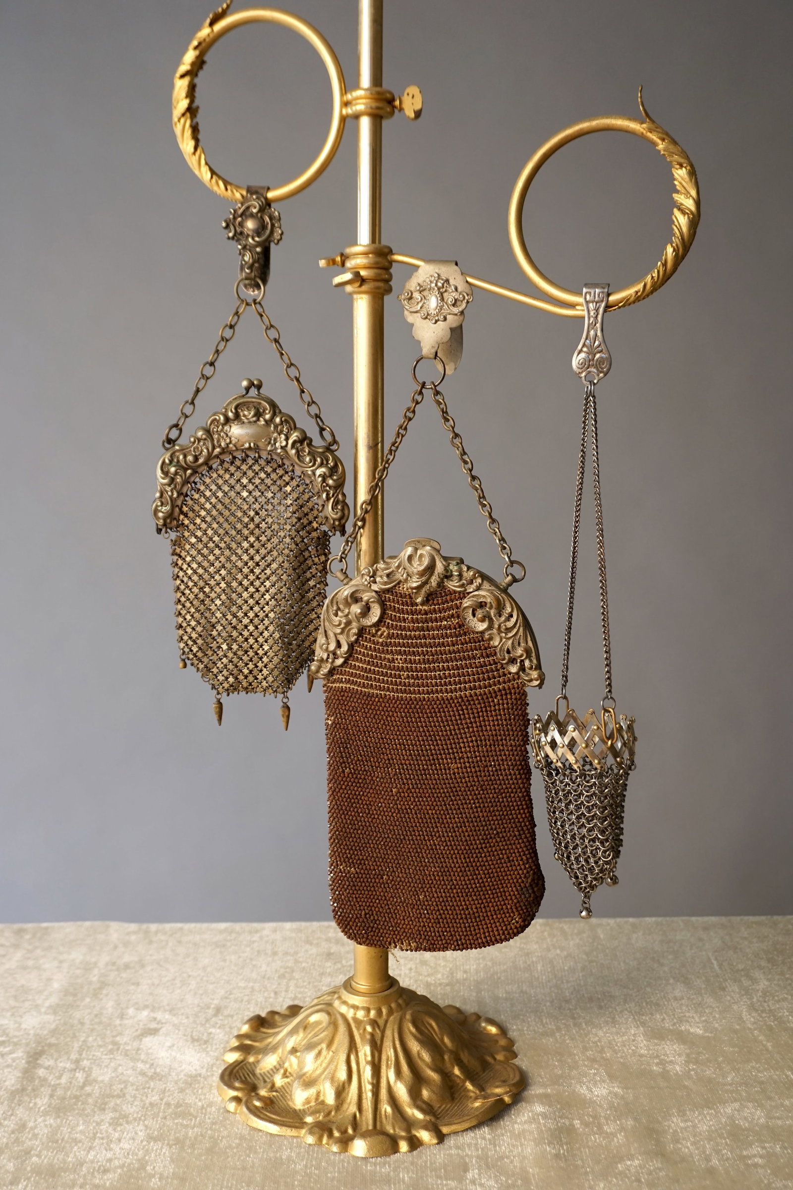 Group of Three Victorian Chatelaine Purses, 19th Century (1 of 8)