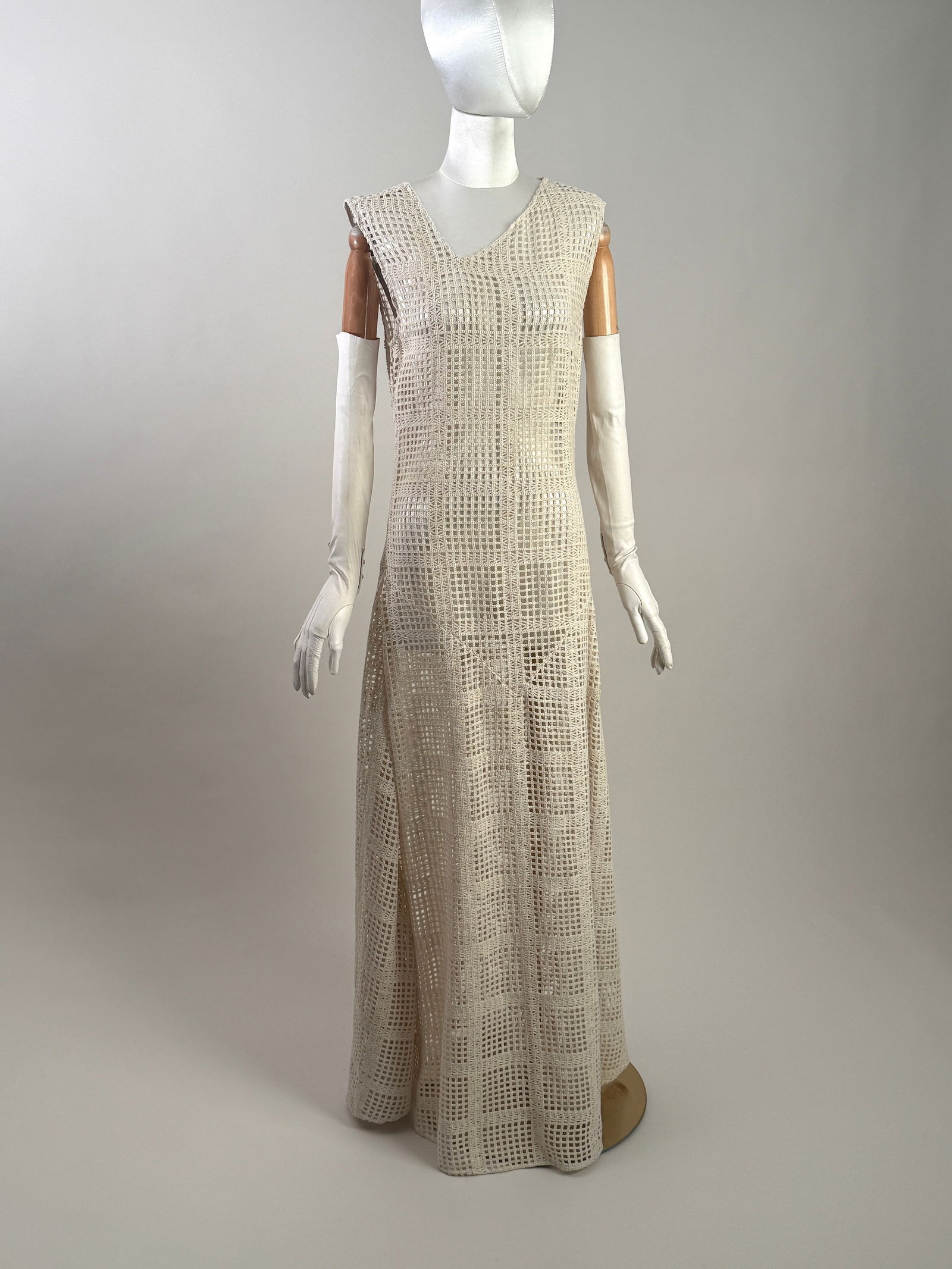 New Silk Laundry Dress Cotton Crochet Lace Antique Style Dress Unworn Orig $475 (1 of 6)