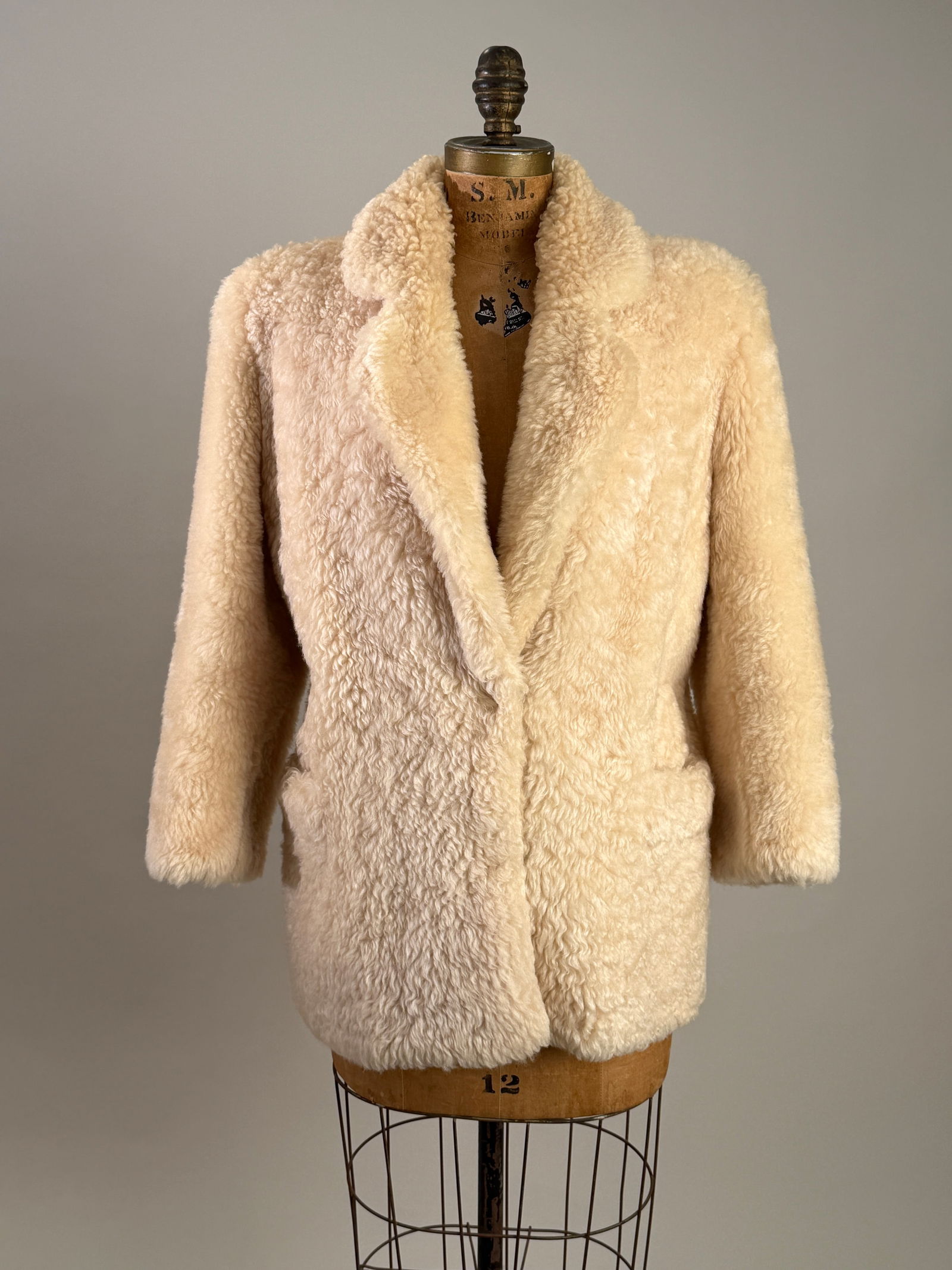 Vintage 70s Eddie Bauer Icelandic Shearling Sheepskin Coat Jacket (1 of 9)