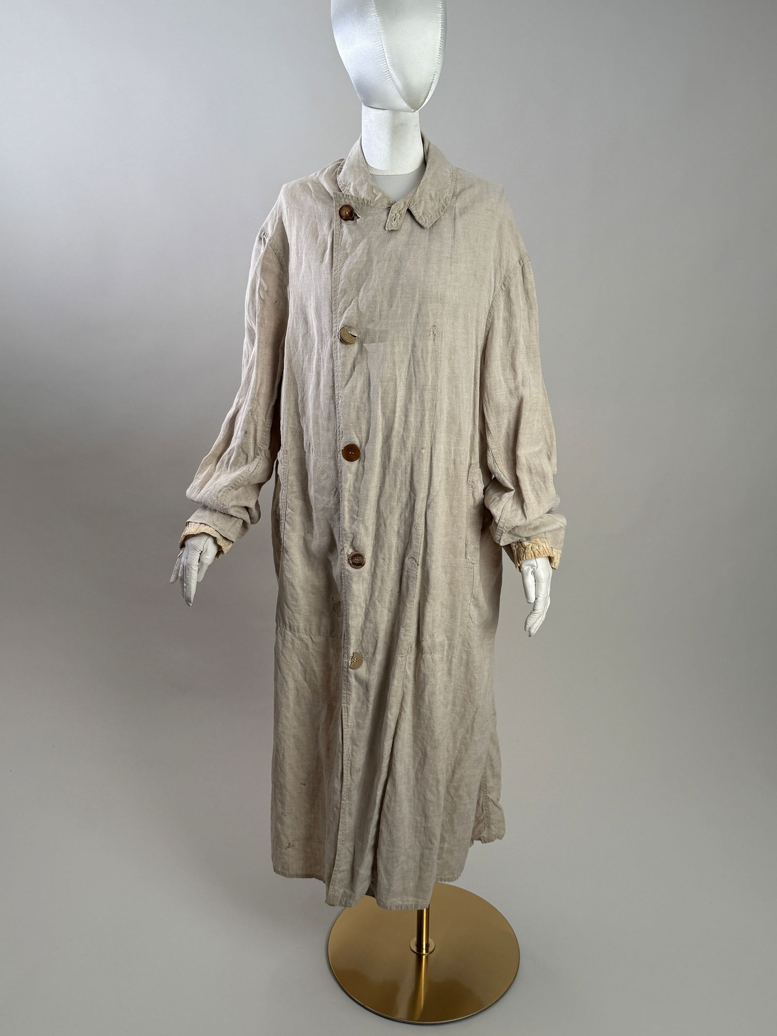 Antique Men’s Linen Duster Coat Carter’s H.W. Carter & Sons Lebanon NH (1 of 12)
