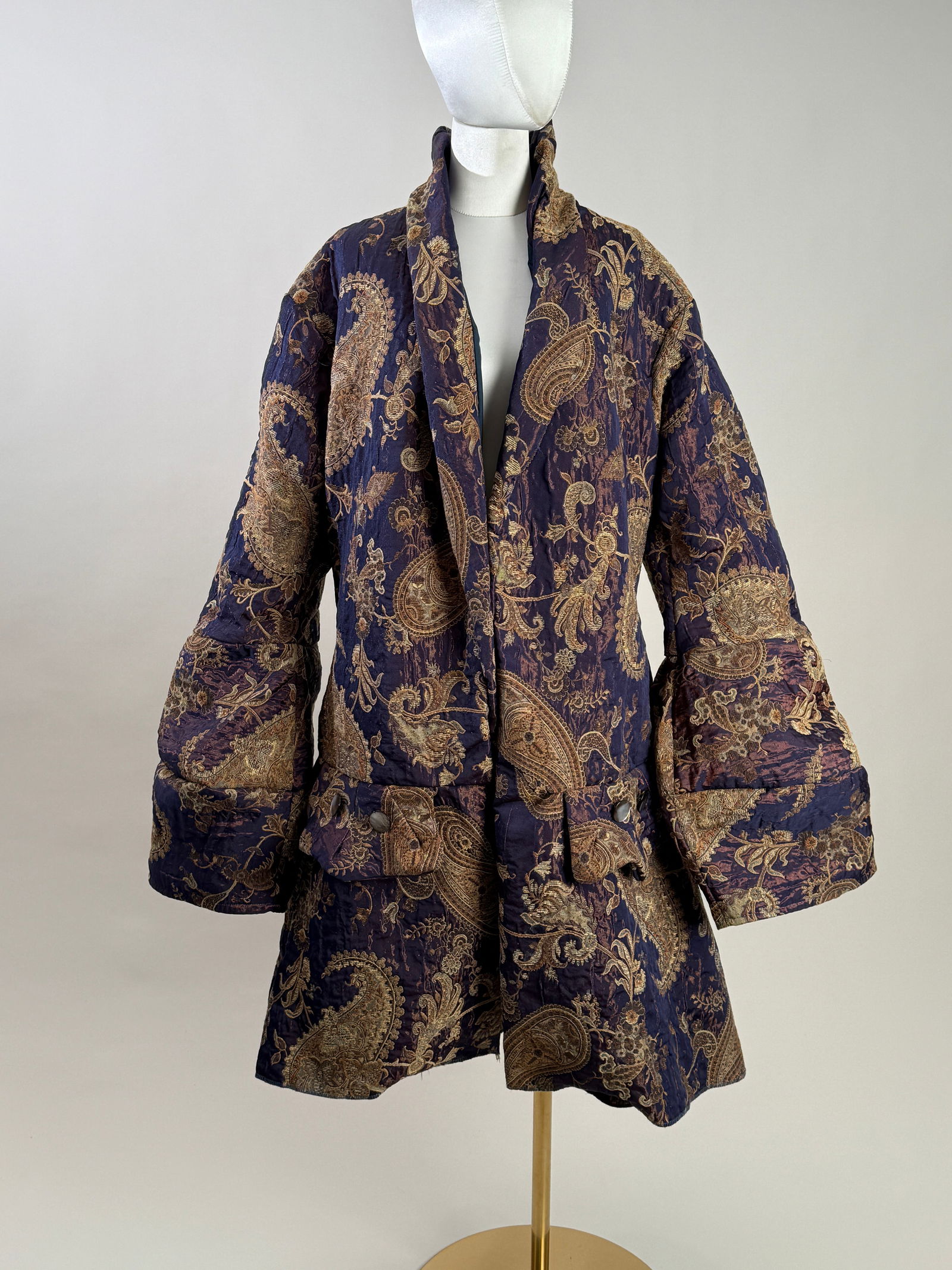 Modern Costume Jacket in Antique Style Paisley Brocade Theater or Film (1 of 14)