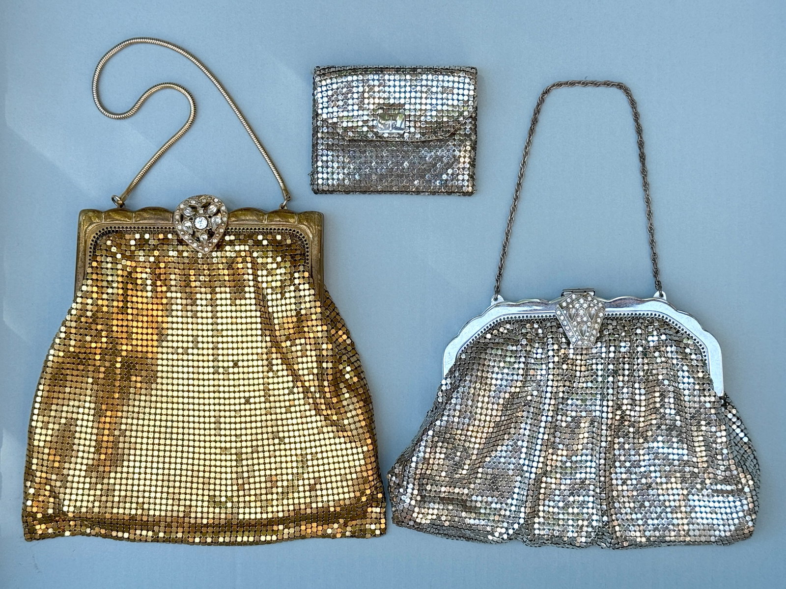 Vintage Whiting & Davis Metal Mesh Purse Group of Three (1 of 5)