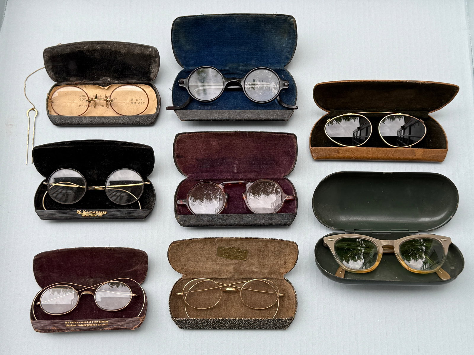 Antique and Vintage Eyewear Collection with Original Cases (1 of 14)