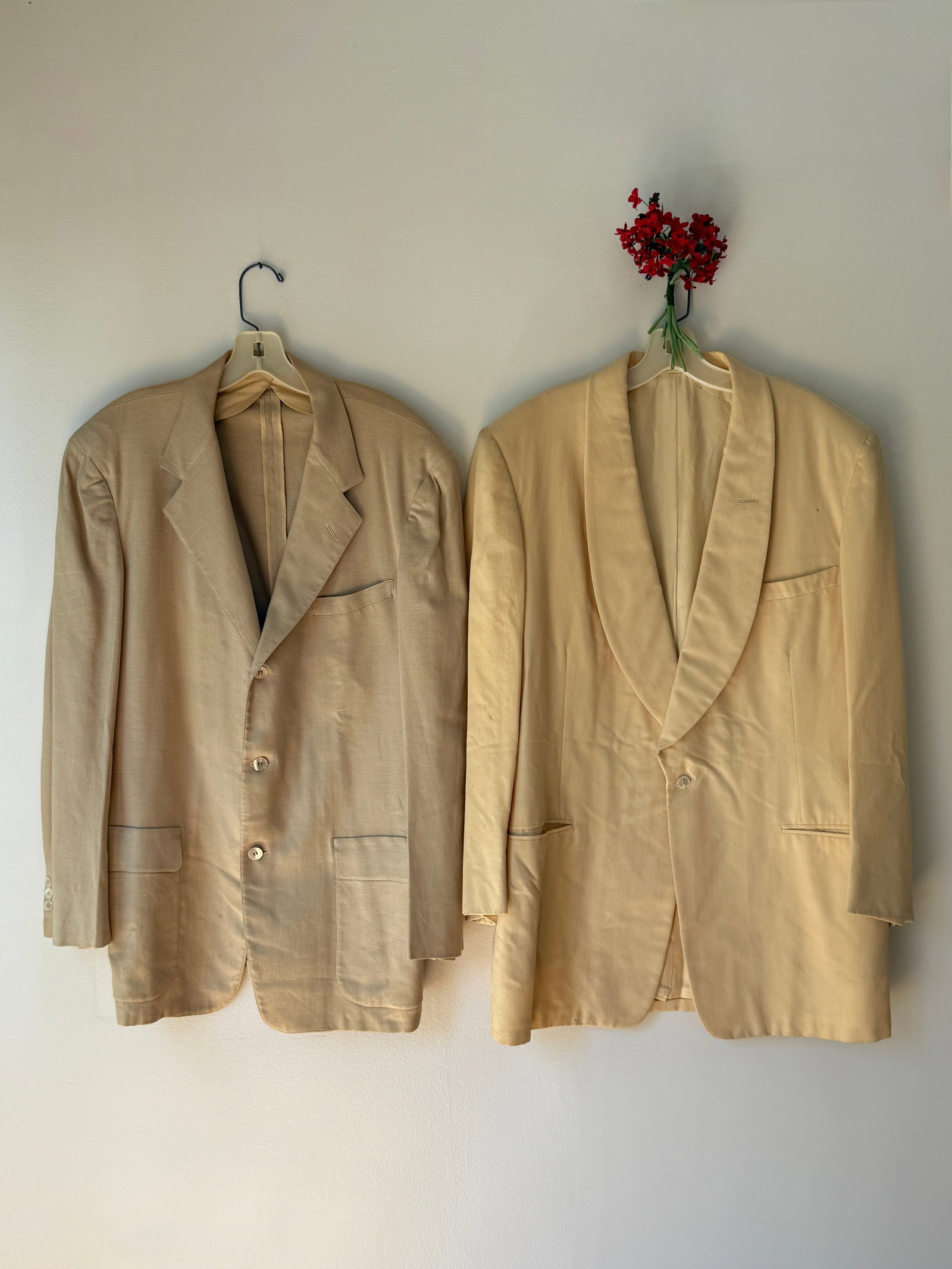 Vintage Men's Mid Century Suit Blazer Lot Hart Schaffner Marx & Graves Cox (1 of 18)