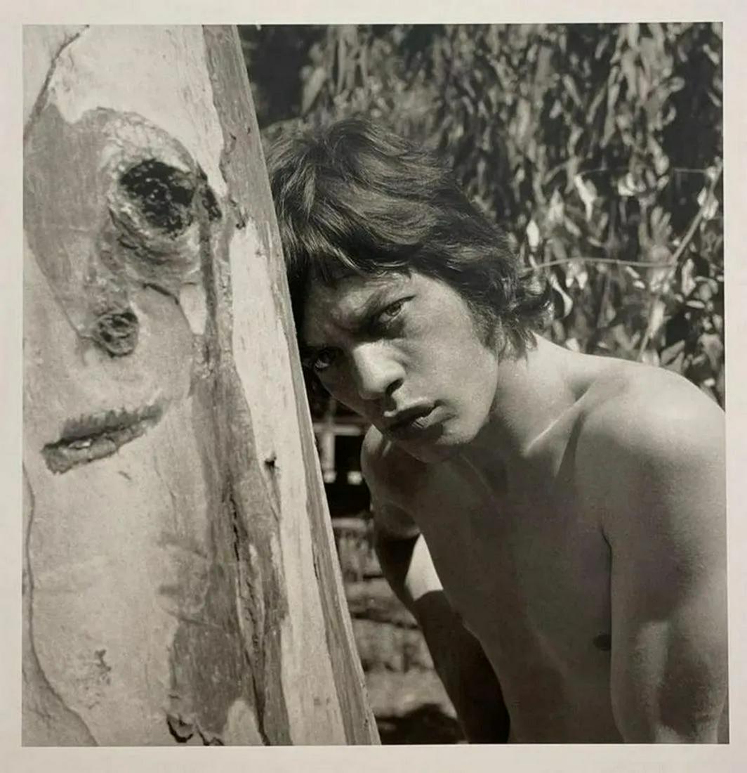 Cecil Beaton - Mick Jagger, 1967: CECIL BEATON (1904-1980) Mick Jagger, Marrakesh, Morrocco, 1967 Print in Colors 7 1/4" x 7 1/2"