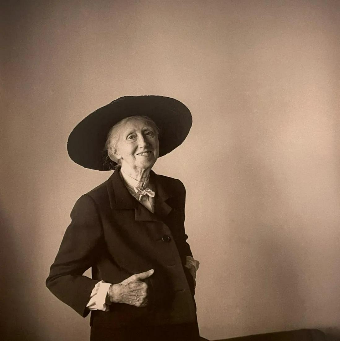 Cecil Beaton - Marianne Moore, 1965: CECIL BEATON (1904-1980) Marianne Moore, 1965 Print in Colors 10" x 10 1/4"