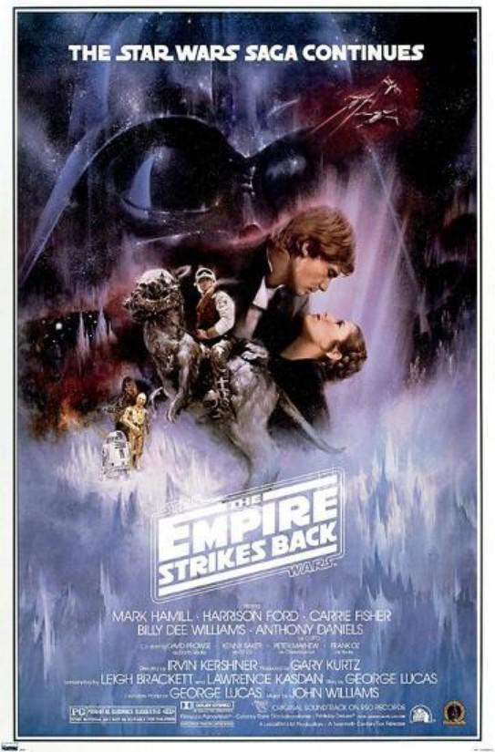 Star Wars - The Empire Strikes Back - Movie Poster: STAR WARS The Empire Strikes Back, Movie Poster 24" x 36"