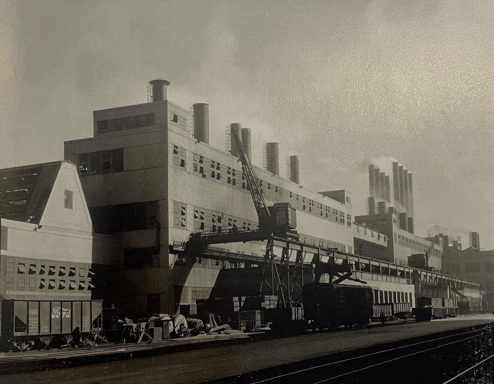 Charles Sheeler - Ford Plant, 1927: CHARLES SHEELER (1883-1965) Ford Plant, Production Foundry, 1927 Print in Colors, Printed in the 2000s 6" x 7 1/4" Charles Sheeler was an American artist known for his involvement in the Precisionism
