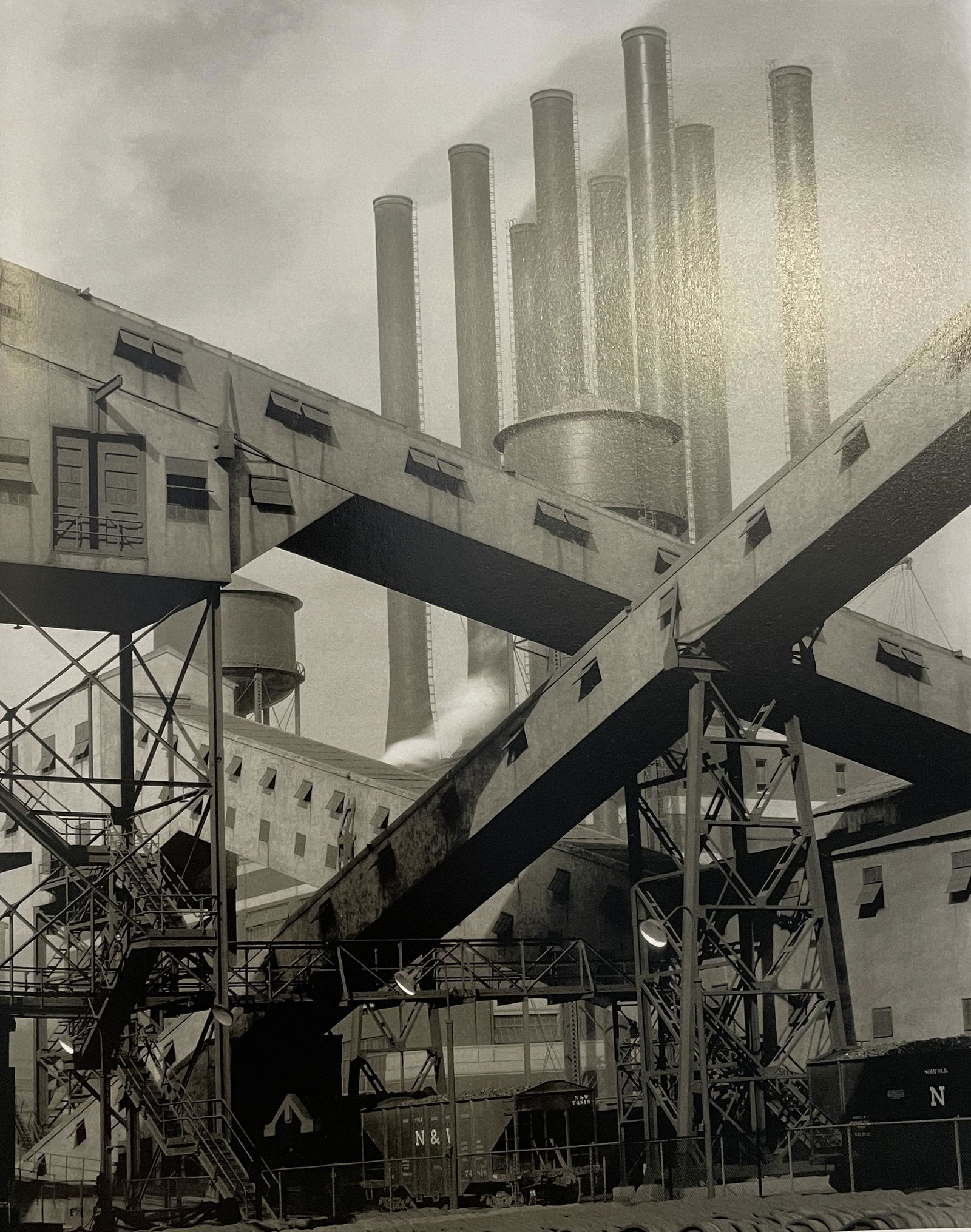 Charles Sheeler - Ford Plant, 1927: CHARLES SHEELER (1883-1965) Ford Plant, River Rouge, 1927 Print in Colors, Printed in the 2000s 7 1/2" x 9 1/4" Charles Sheeler was an American artist known for his involvement in the Precisionism mov