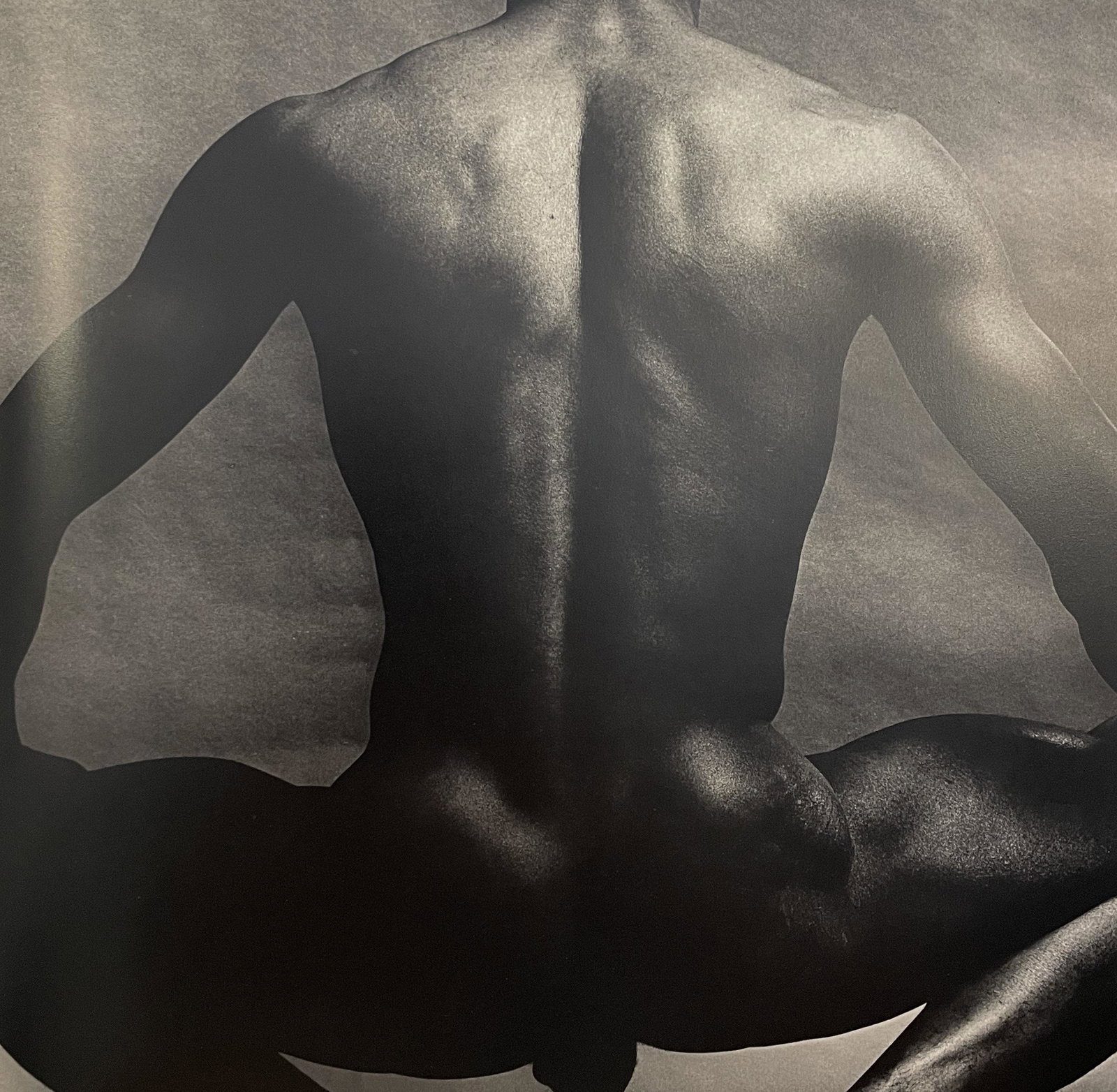 Ken Haak - Male Nude - Print: KEN HAAK (1923-1991) Male Nude Print in Colors 9 1/2" x 10"
