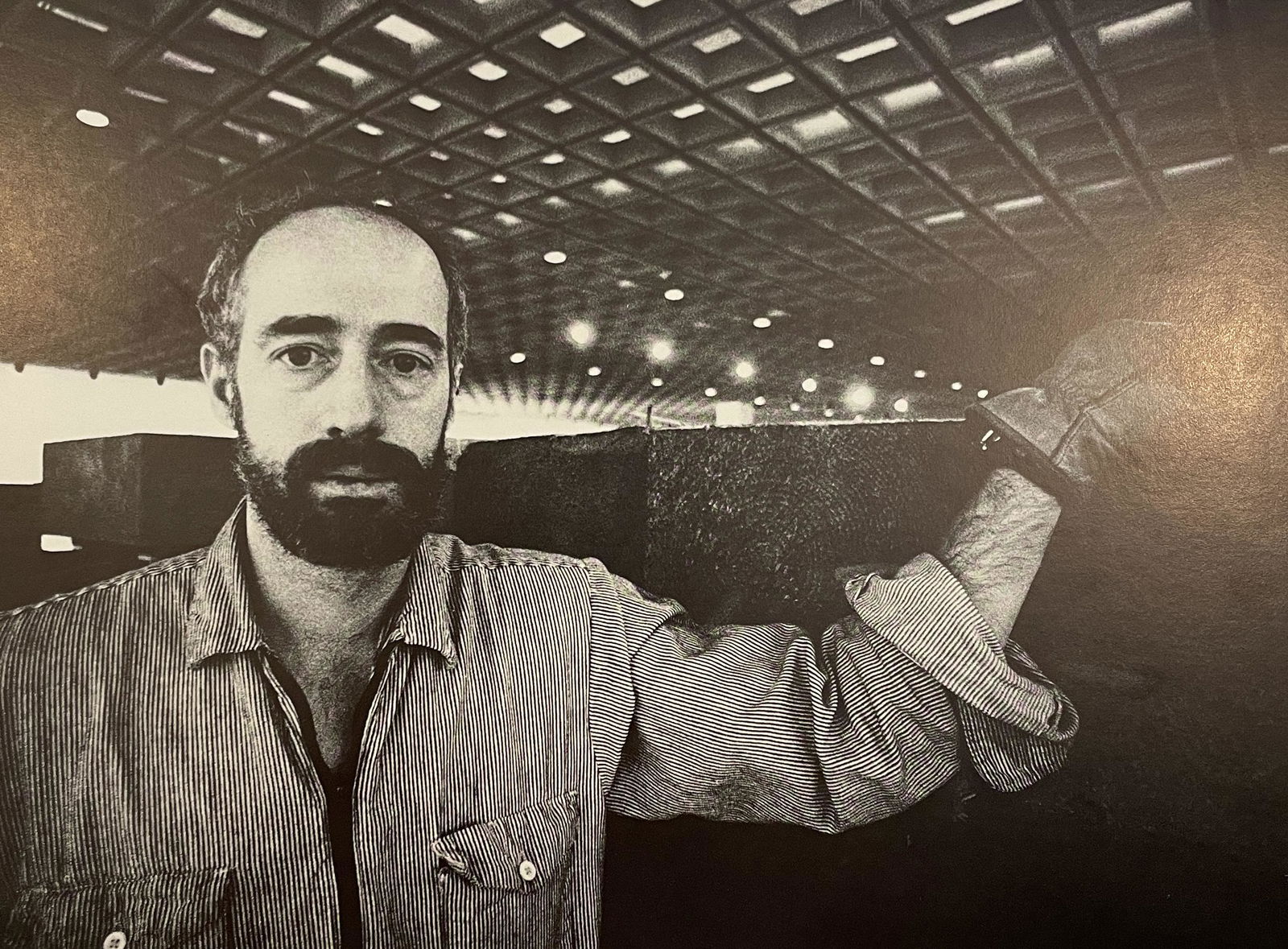 Hans Namuth - Robert Morris, 1970: HANS NAMUTH (1915-1990) Robert Morris, New York City, 1970 Print in Colors 10" x 13 1/4" Hans Namuth was a German-born American photographer known for his portraits of famous artists such as Jackson P