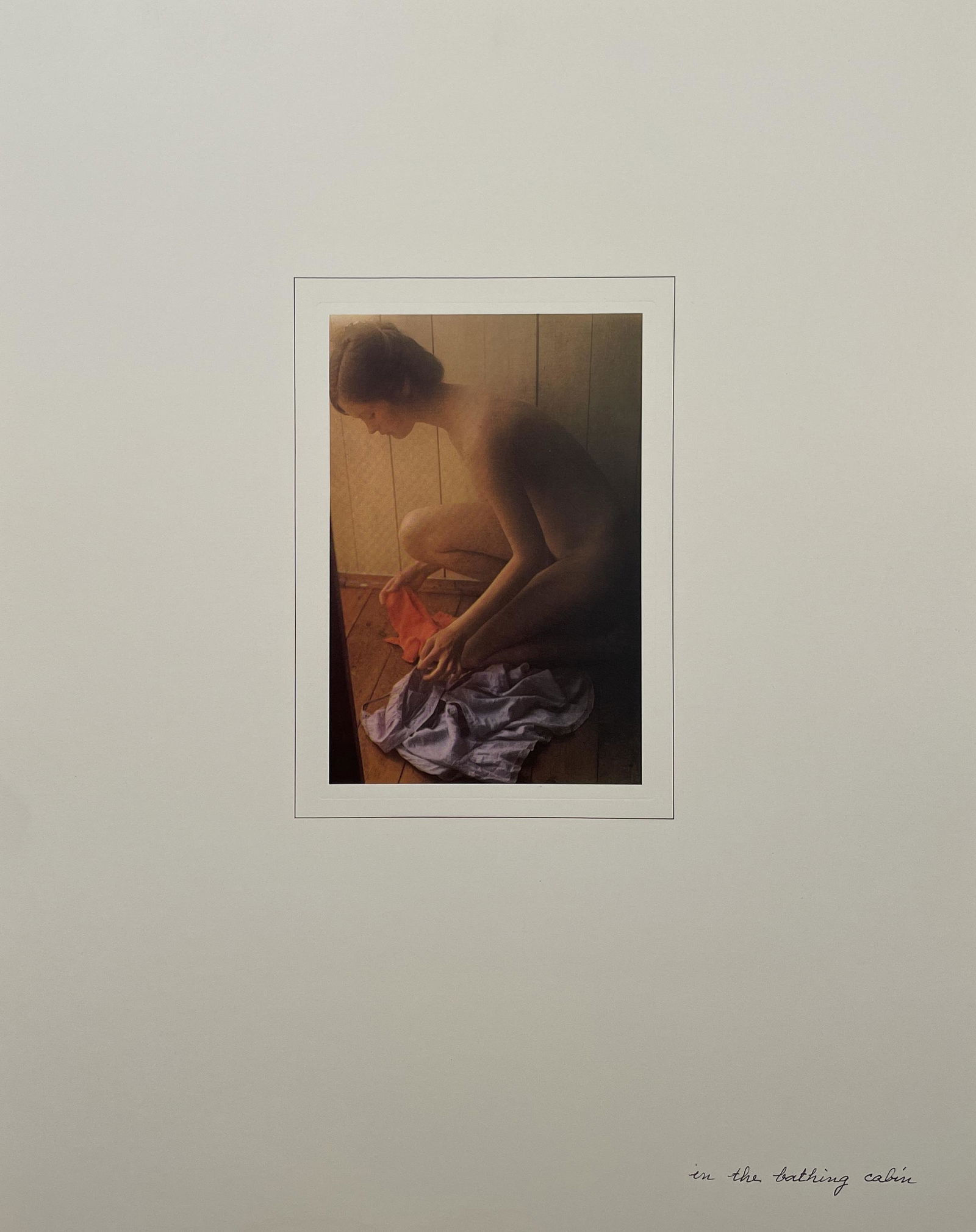 David Hamilton - In the Bathing Cabin: DAVID HAMILTON (1933-2016) In The Bathing Cabin Print in Colors 11 3/4" x 15" David Hamilton was a British photographer and film director known for his nude photographs of adolescent girls. Often cont