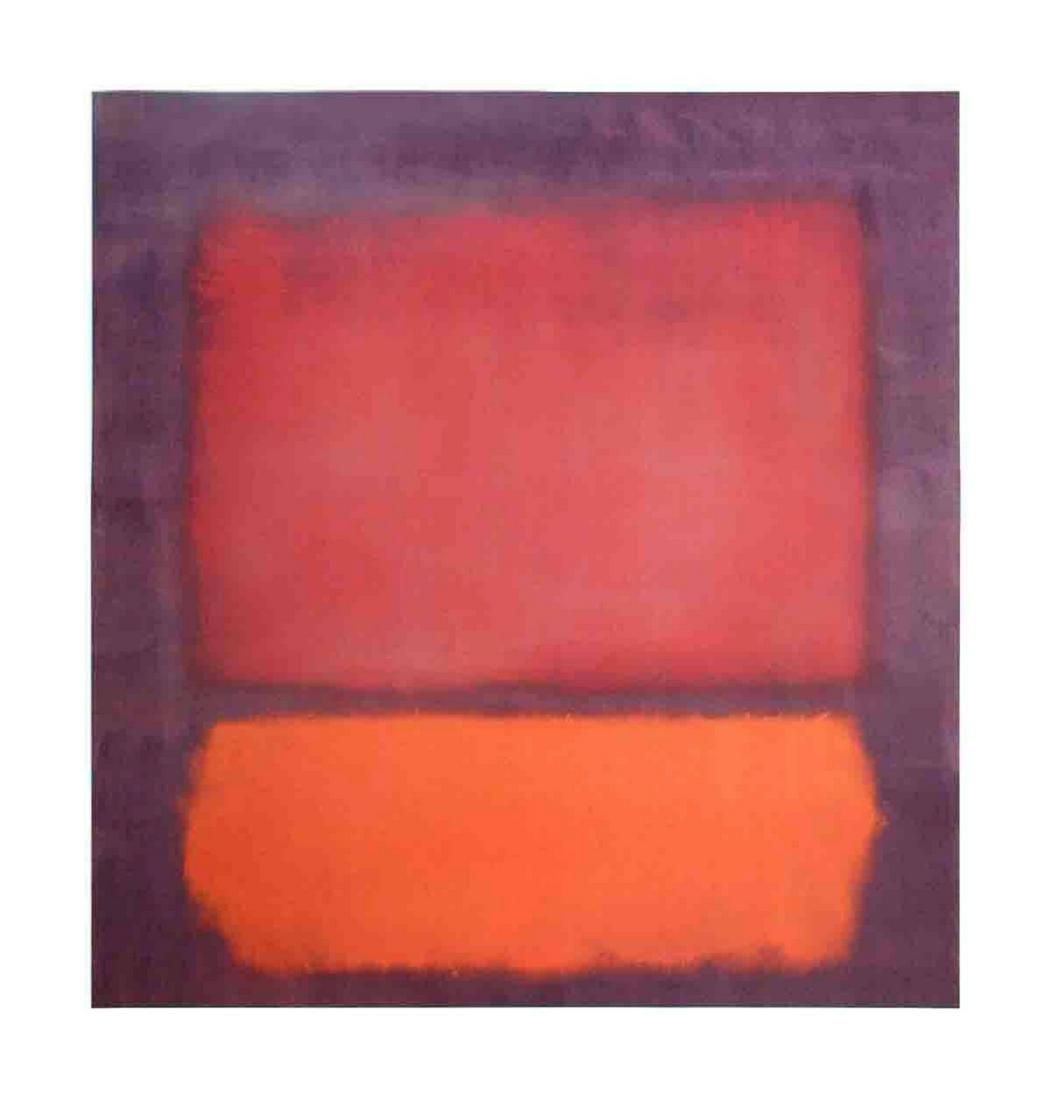 Mark Rothko - Untitled, 1962 - Screenprint: MARK ROTHKO (1903-1970) Untitled, 1962 Screenprint 45" x 47"