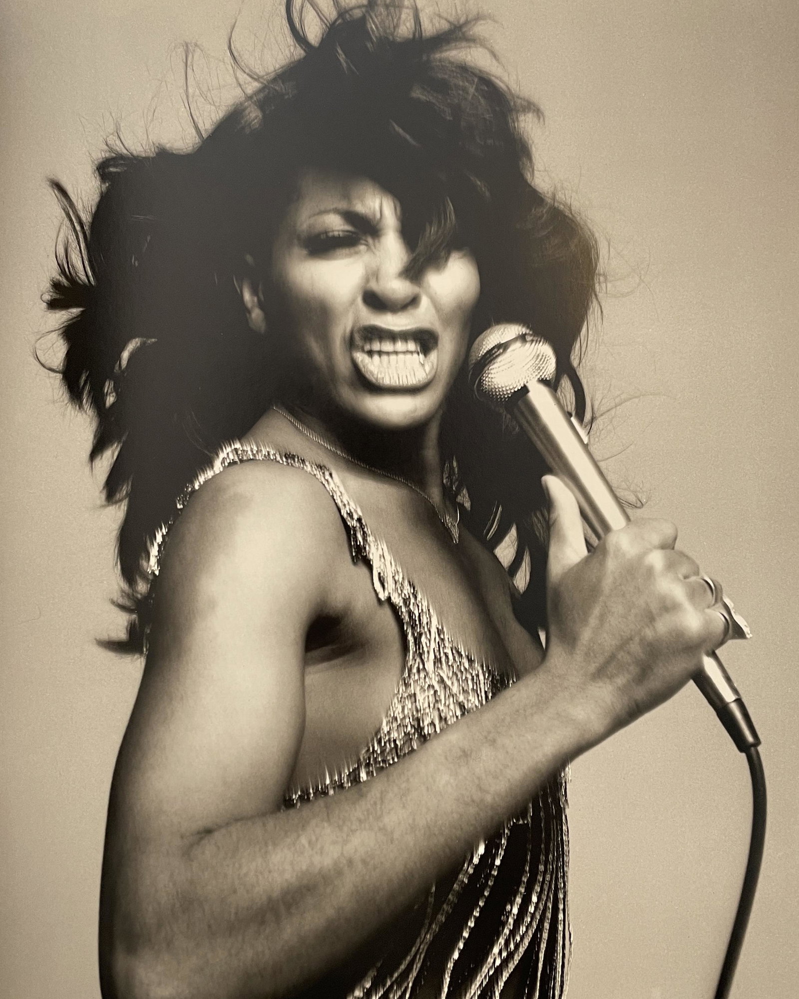 Richard Avedon - Tina Turner, New York City: RICHARD AVEDON (1923-2004) Tina Turner, Singer New York City Print in Colors, Printed in the 1990s 9 3/4" x 12 1/4" Richard Avedon was an influential American fashion and fine art photographer. His ic