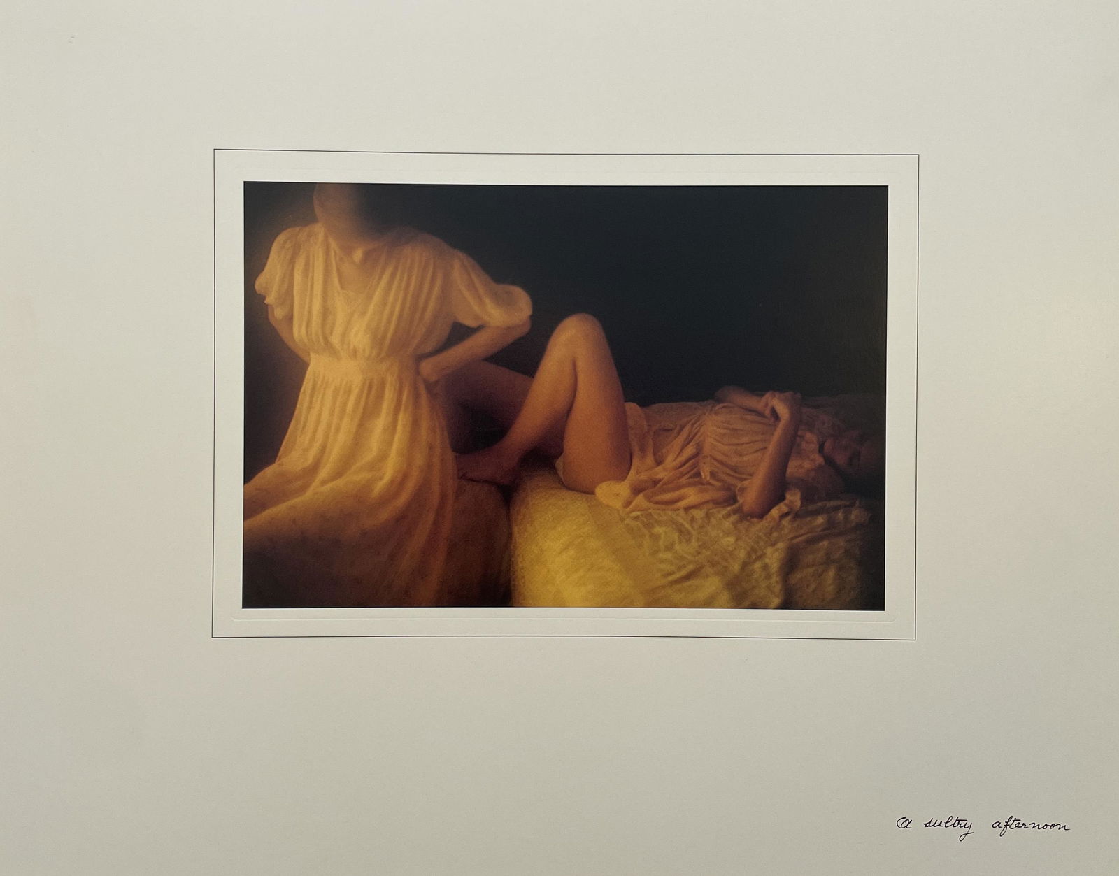 David Hamilton - Afternoon: DAVID HAMILTON (1933-2016) Afternoon Print in Colors 11 3/4" x 15" David Hamilton was a British photographer and film director known for his nude photographs of adolescent girls. Often controversial,