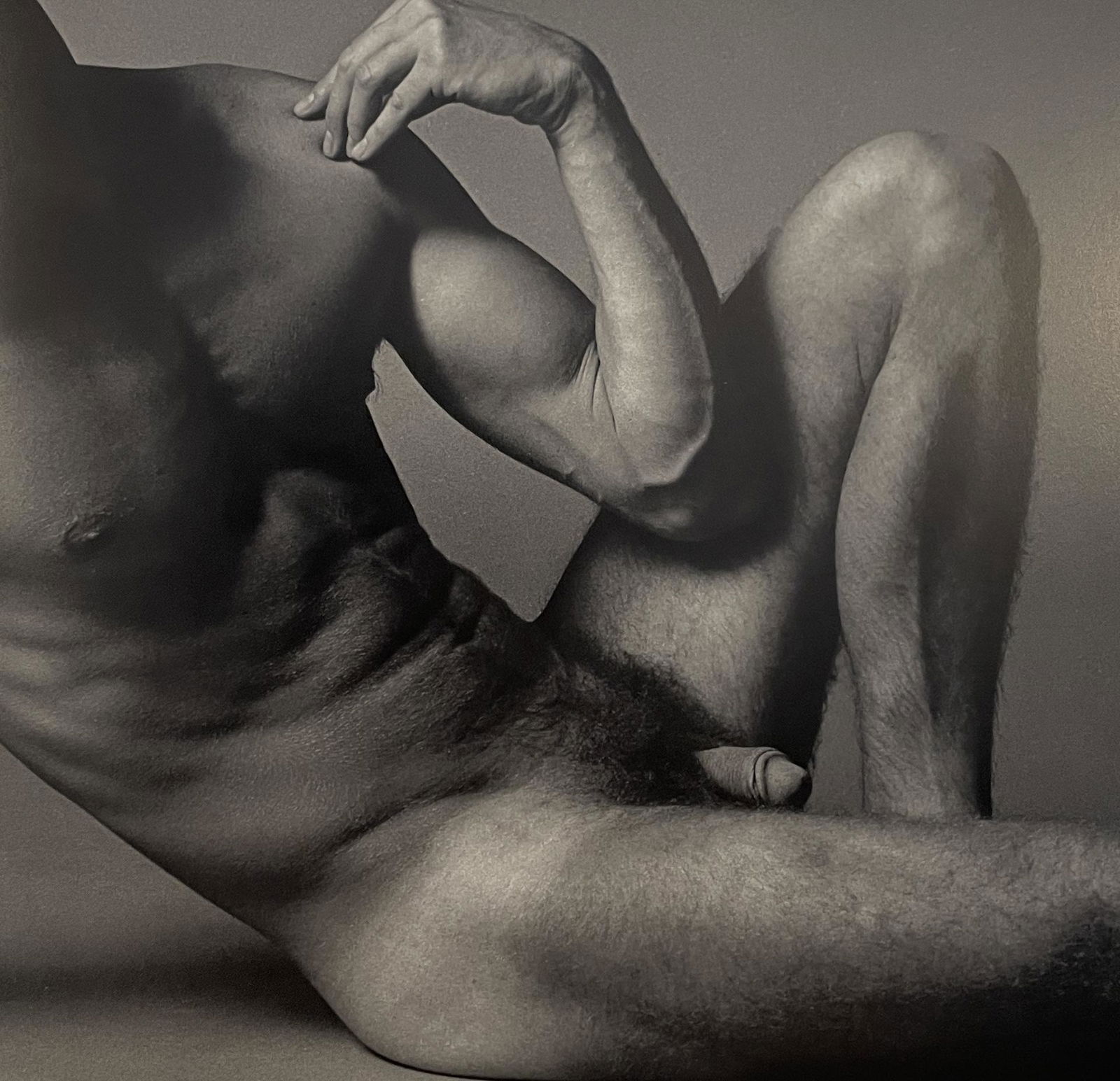 Ken Haak - Male Nude - Print: KEN HAAK (1923-1991) Male Nude Print in Colors 7 3/4" x 8"