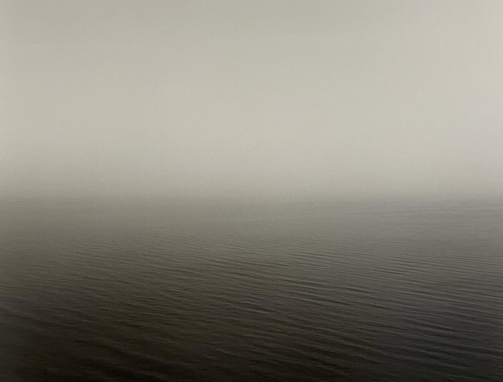Hiroshi Sugimoto - Black Sea, 1991: HIROSHI SUGIMOTO (B. 1948) Black Sea, Ozuluce, 1991 Print in Colors 6 1/2" x 8 1/2" Hiroshi Sugimoto is a contemporary Japanese photographer whose esoteric practice explores memory and time. Using the