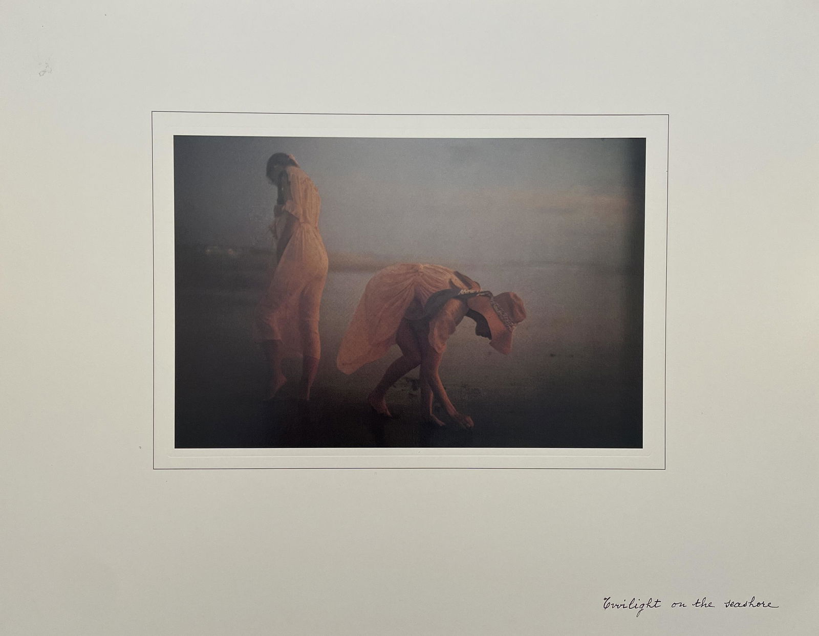 David Hamilton - Twighlight on the Seashore: DAVID HAMILTON (1933-2016) Twighlight on the Seashore Print in Colors 11 3/4" x 15" David Hamilton was a British photographer and film director known for his nude photographs of adolescent girls. Ofte