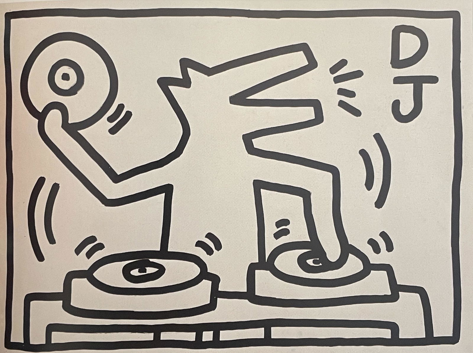 Keith Haring - Dj, 1983 (1 of 1)