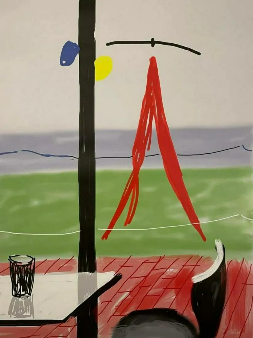 David Hockney - Hand Drawn on iPad - Hand Signed (1 of 5)