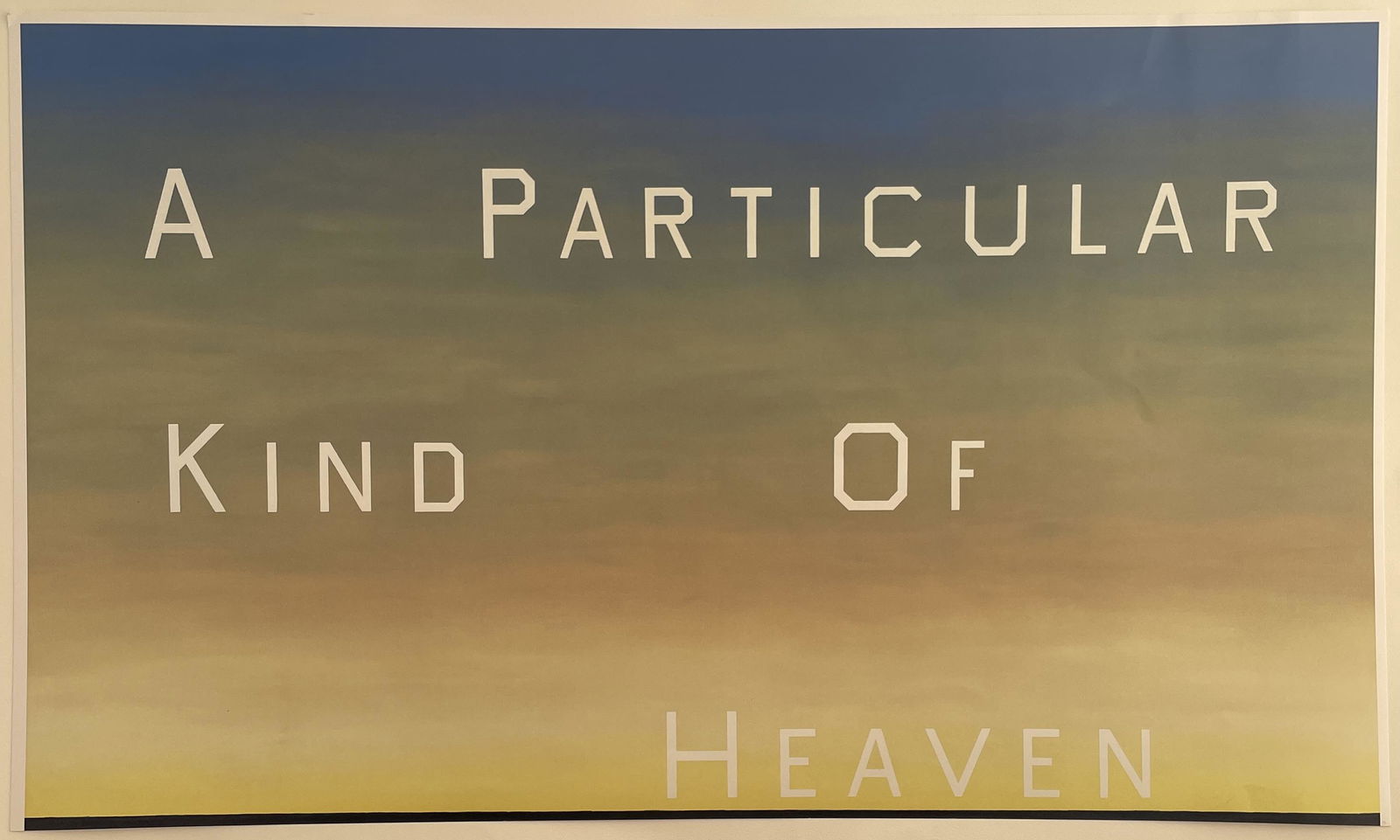 Ed Ruscha - A Patricular Kind of Heaven, 1983 (1 of 8)