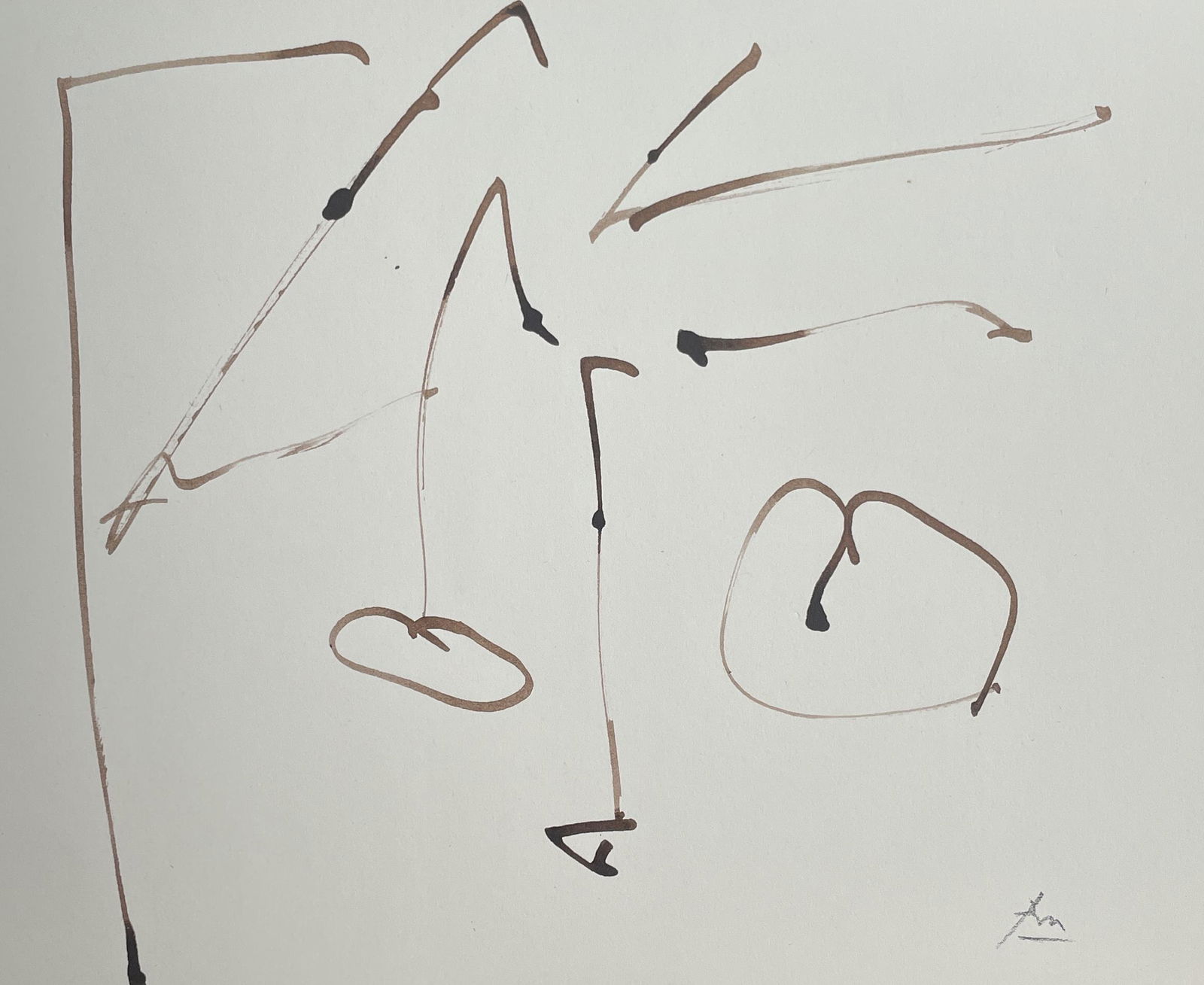 Robert Motherwell - River Liffey, 1982: ROBERT MOTHERWELL (1915-1991) River Liffey, 1982 Print in Colors, Printed in the 1980s 8 1/4" x 6 3/4" Robert Motherwell was an American artist and seminal Abstract Expressionist painter. Influenced b