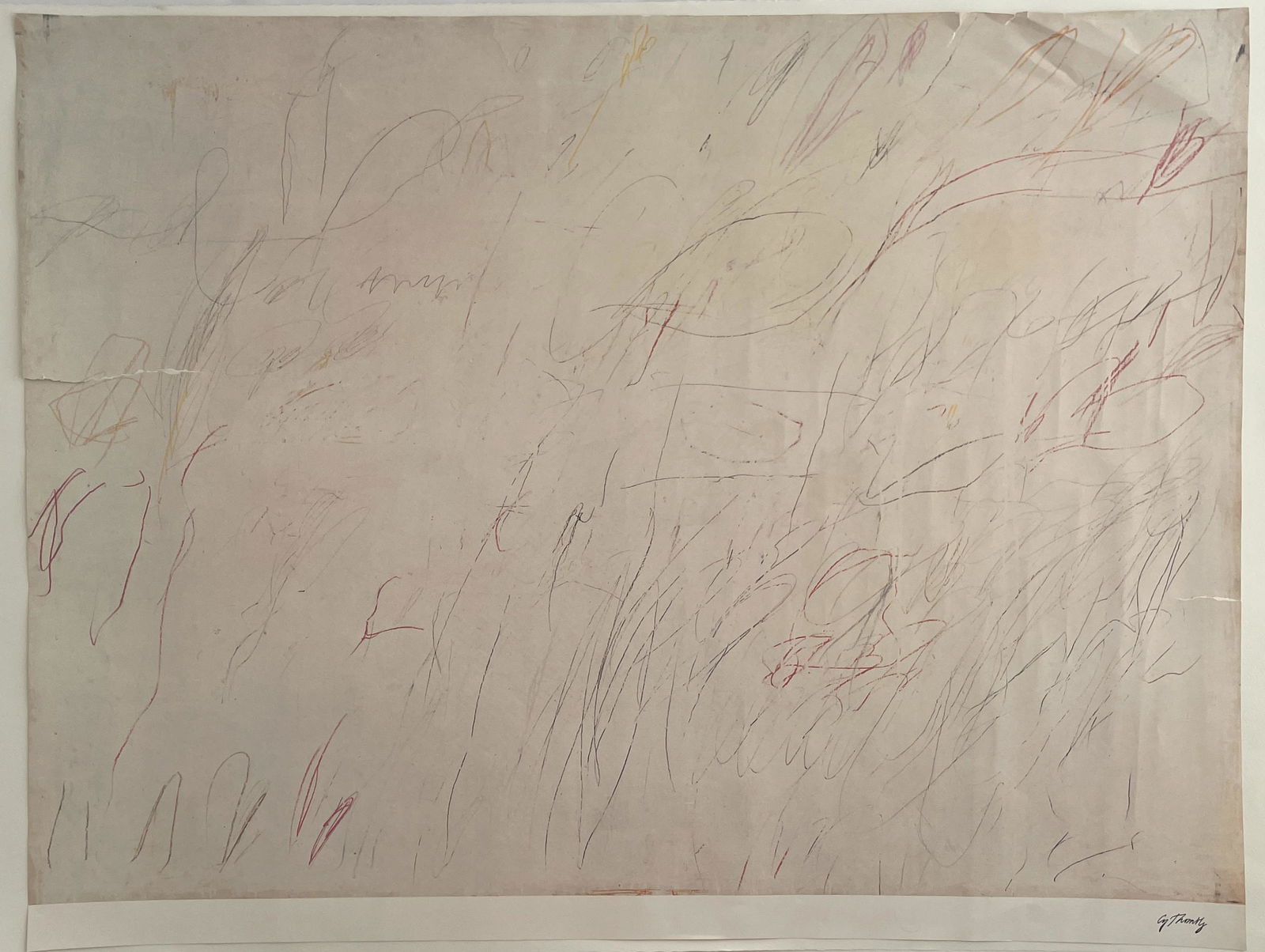 Cy Twombly - Untitled, Stamped - Offset Lithograph (1 of 9)