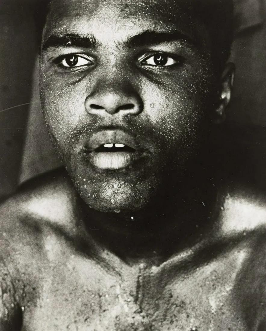 Gordon Parks - Muhammad Ali, 1966: GORDON PARKS (1912-2006) Muhammad Ali, 1966 Print in Colors 7 1/4" x 9 1/4" Gordon Parks was a self-taught photographer, writer, composer, and filmmaker. Parks is remembered as the first African-Ameri