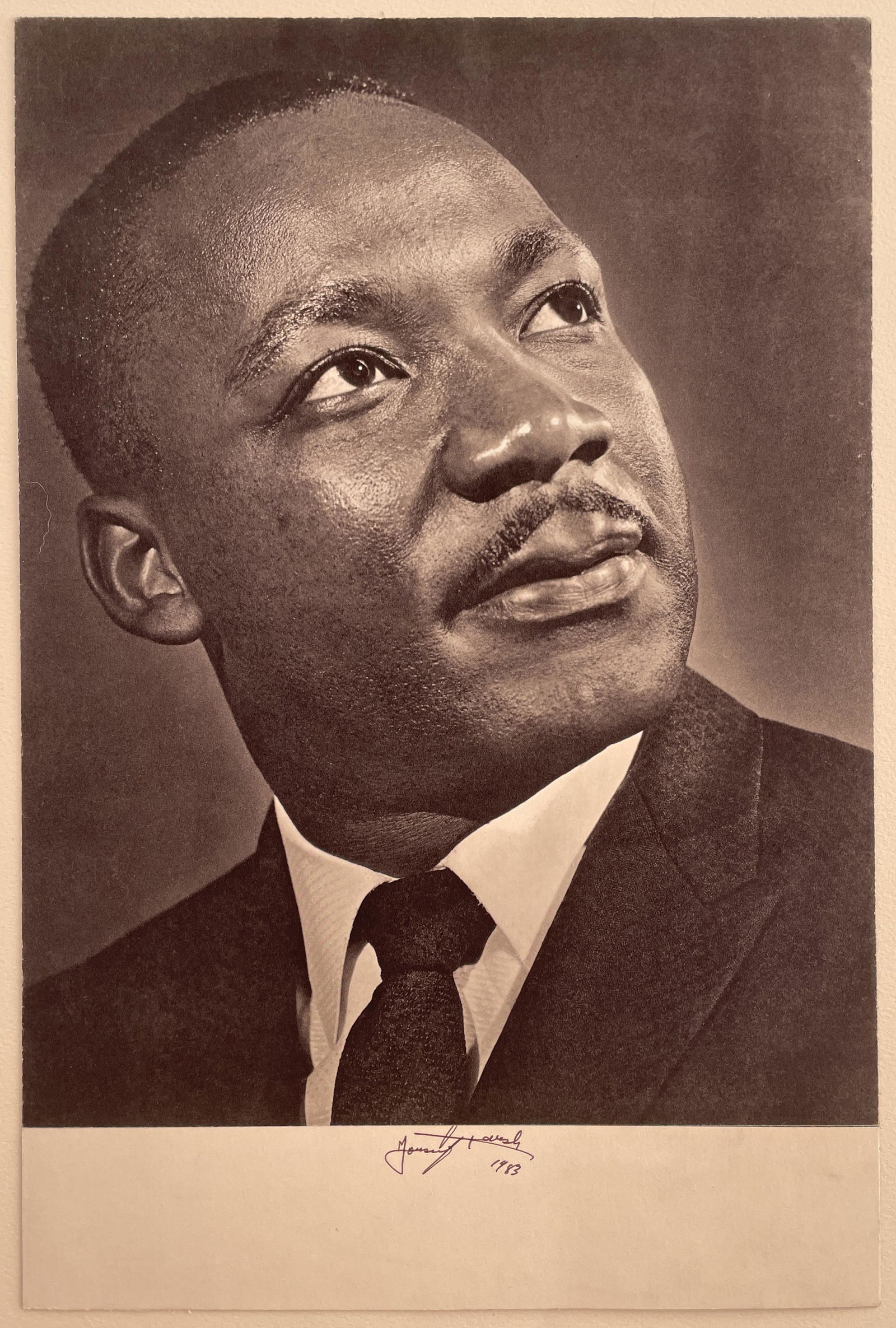 Yousuf Karsh - Martin Luther King, Hand Signed (1 of 7)