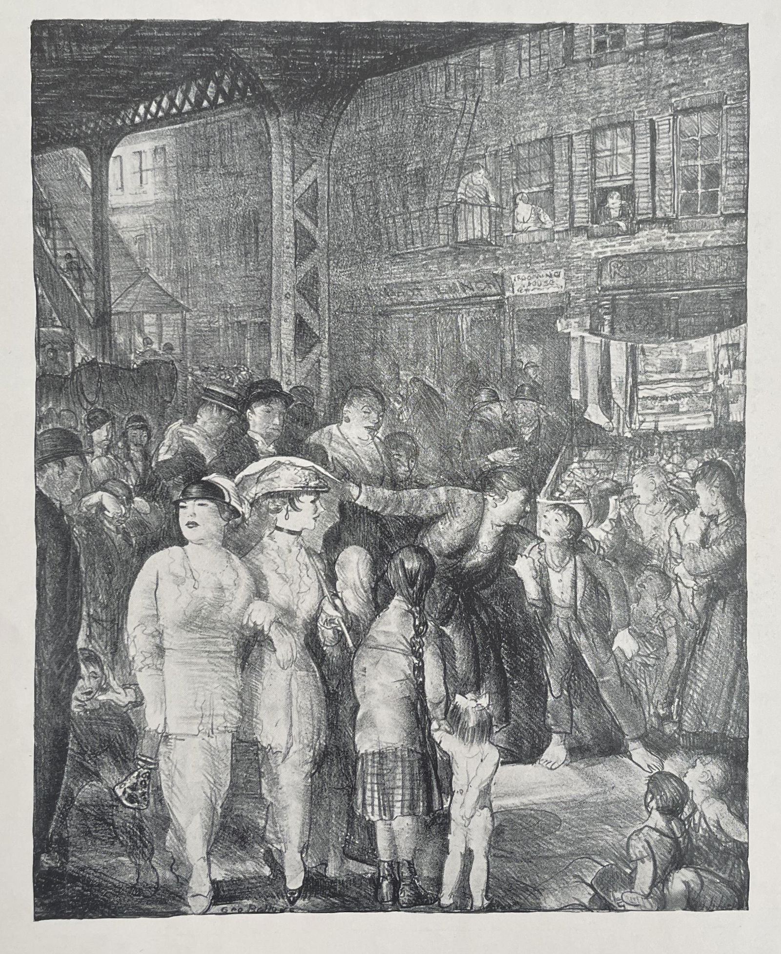 George Bellows - The Street, 1917 (1 of 1)