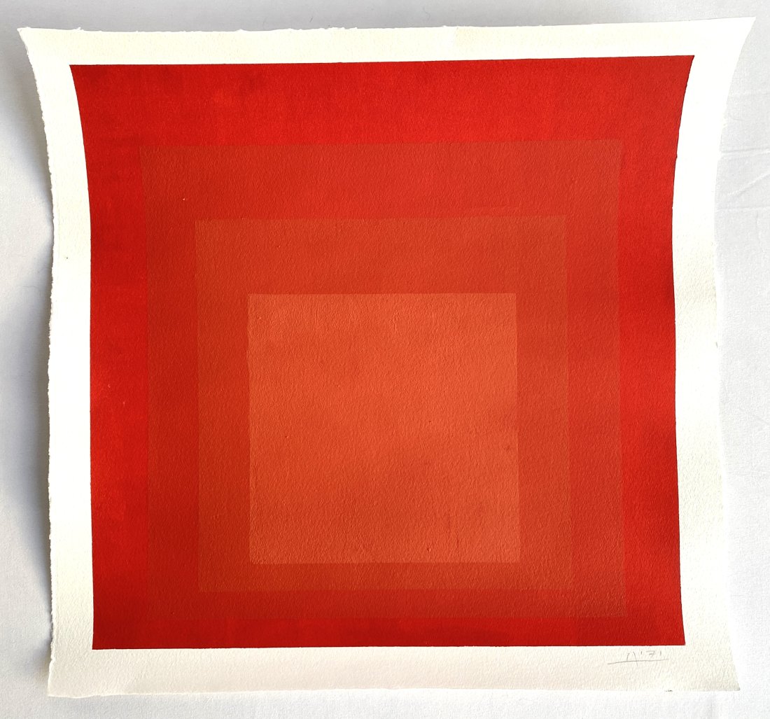 Josef Albers - Screenprint, Hand Signed (1 of 6)