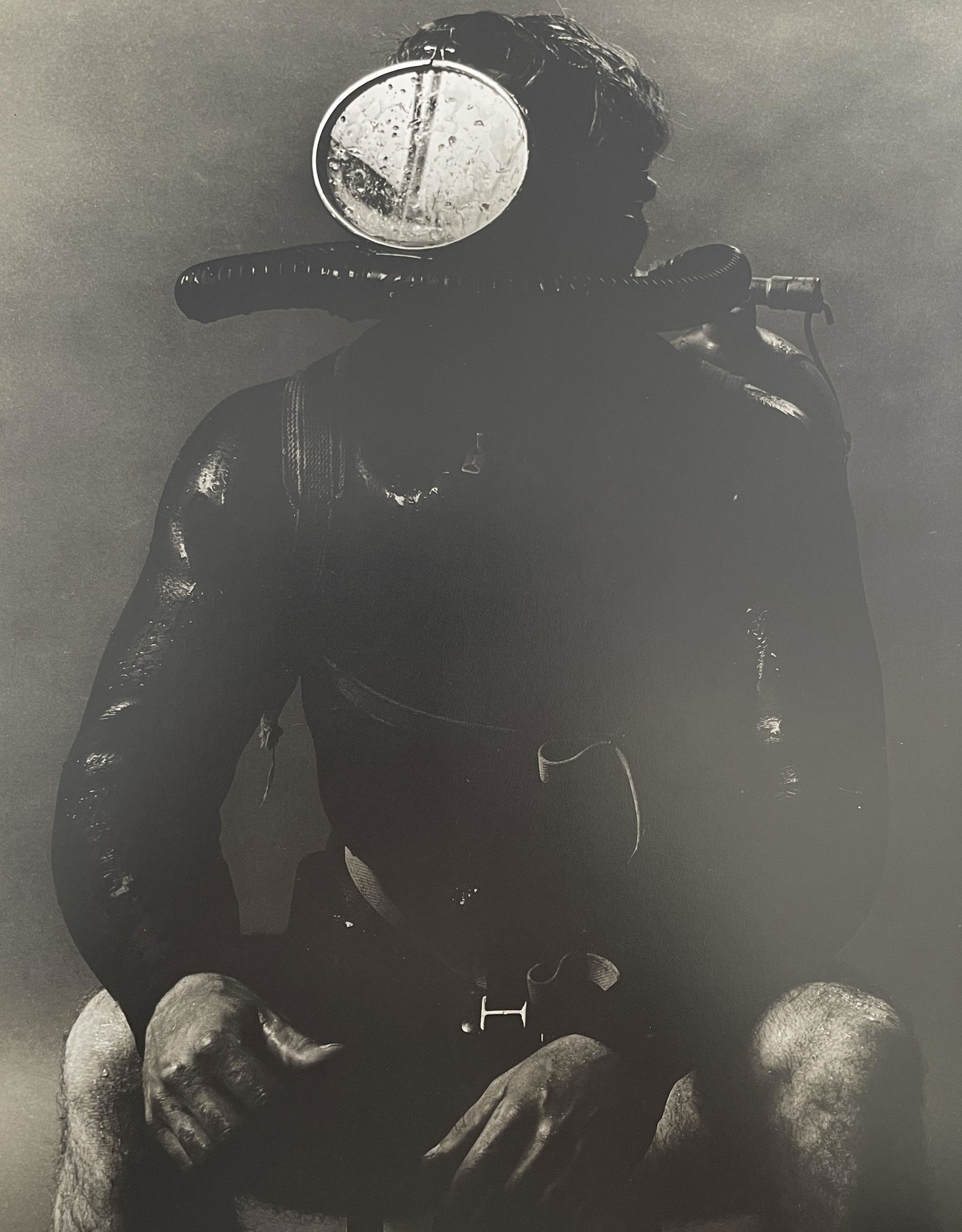 Ken Haak - Male Nude, 1986: KEN HAAK (1923-1991) Male Nude, 1986 Print in Colors 9 3/4" x 12 1/2" Ken Haak became a self-taught explorer in fashion photography who played light and shadow against skin and fabric to not simply dr