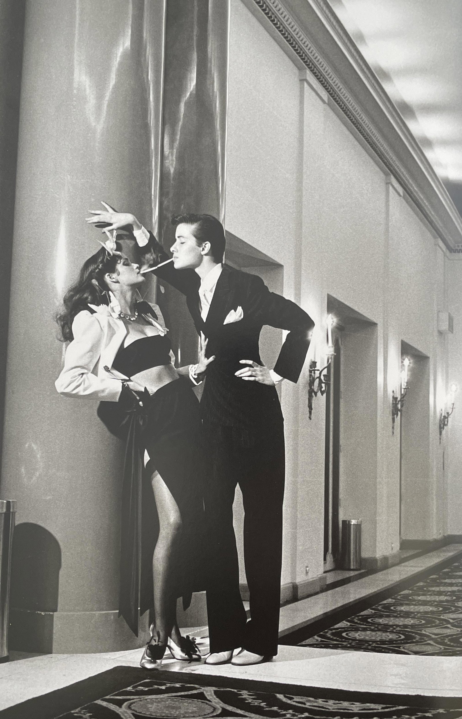 Helmut Newton - Fashion Yves Saint Laurent, 1979: HELMUT NEWTON (1920-2004) Fashion Yves Saint Laurent, 1979 Print in Colors 9 1/4" x 13 3/4" Helmut Newton was a German high-fashion photographer whose subversive approach to subject matter brought an 