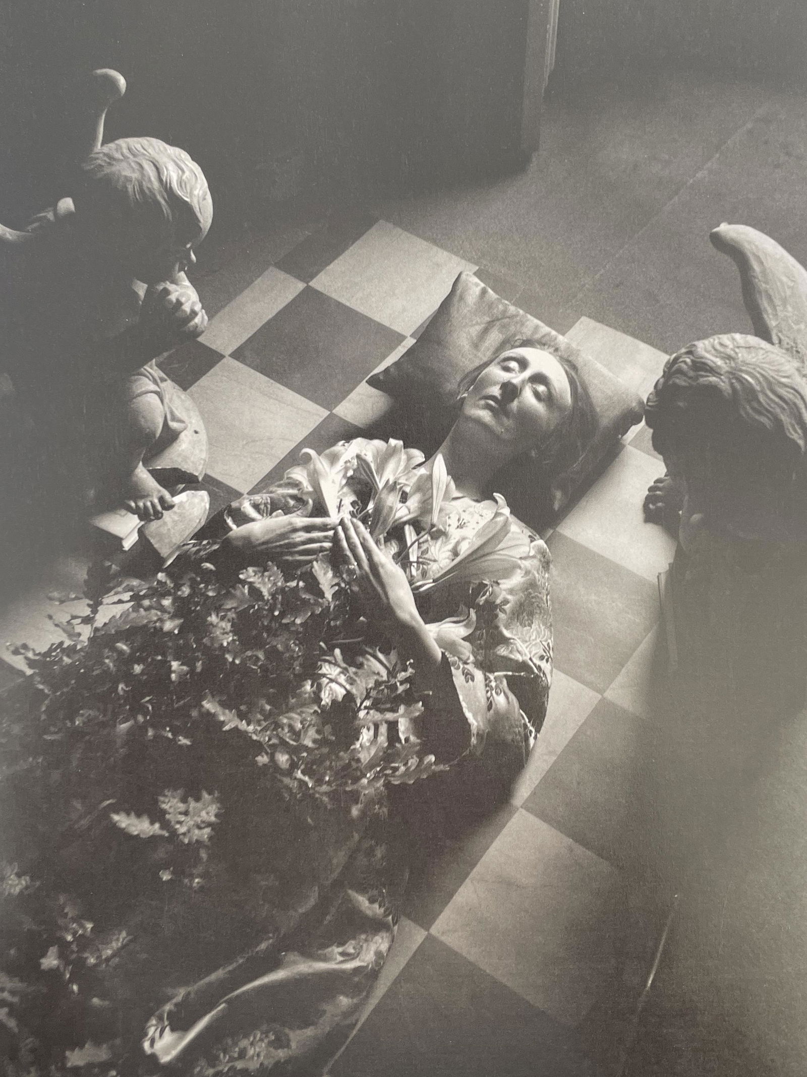 Cecil Beaton - Edith Sitwell, 1926: CECIL BEATON (1904-1980) Edith Sitwell as a Gothic tomb carving, 1926 Print in Colors 7 3/4" x 10 1/2" Cecil Beaton was a British photographer and designer best known for his elegant photographs of hi