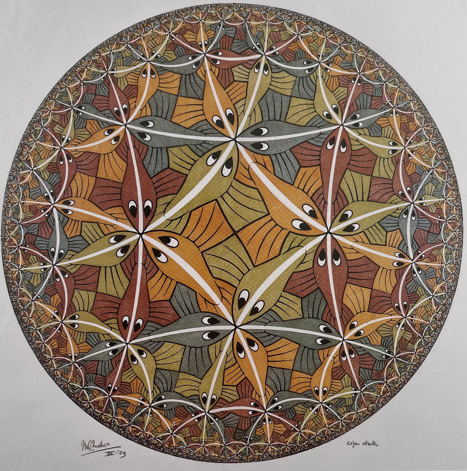MC Escher - Circle Limit III, 1959 (1 of 1)