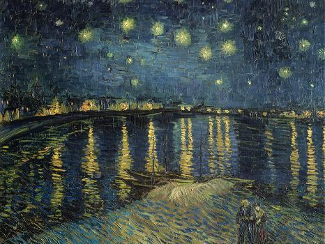Vincent Van Gogh - Starry night Over the Phone, 1888 (1 of 1)