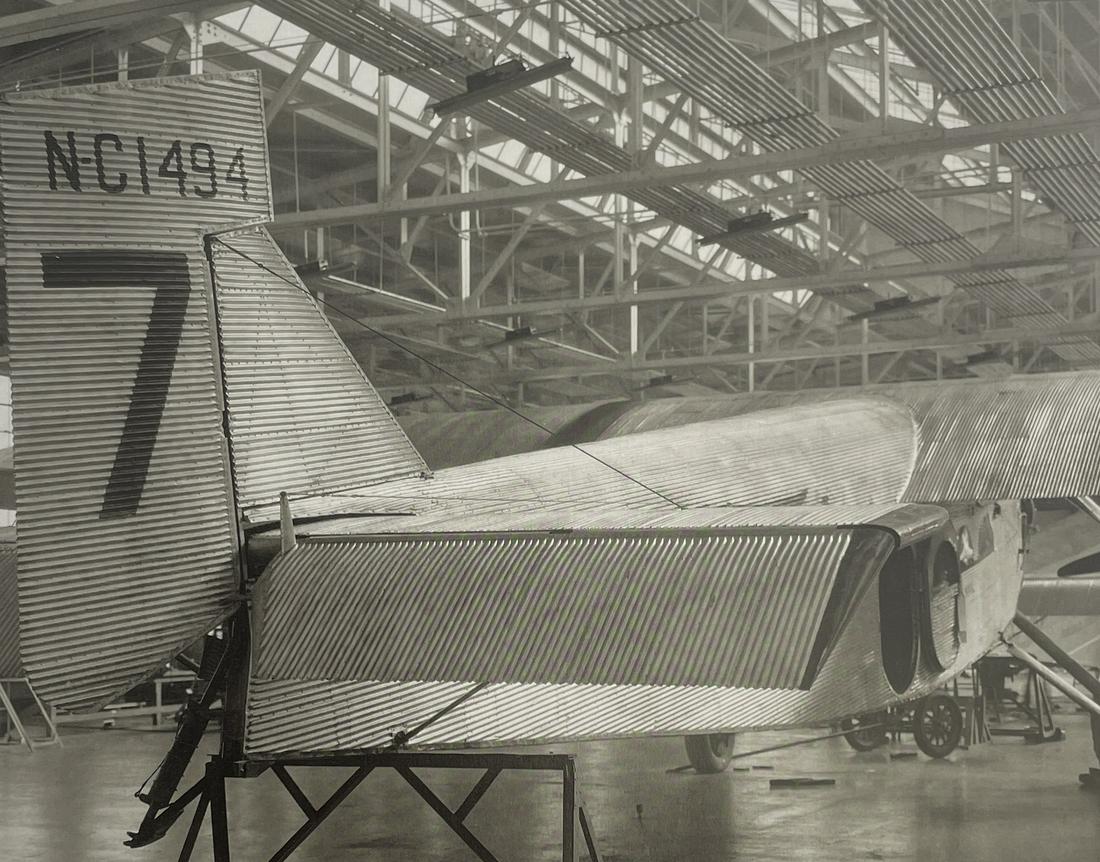 Charles Sheeler - Ford Trimotor Airplane, 1928: CHARLES SHEELER (1883-1965) Ford Trimotor Airplane, 1928 Print in colors 5 3/4" x 7" Charles Sheeler was an American artist known for his involvement in the Precisionism movement along with Charles De