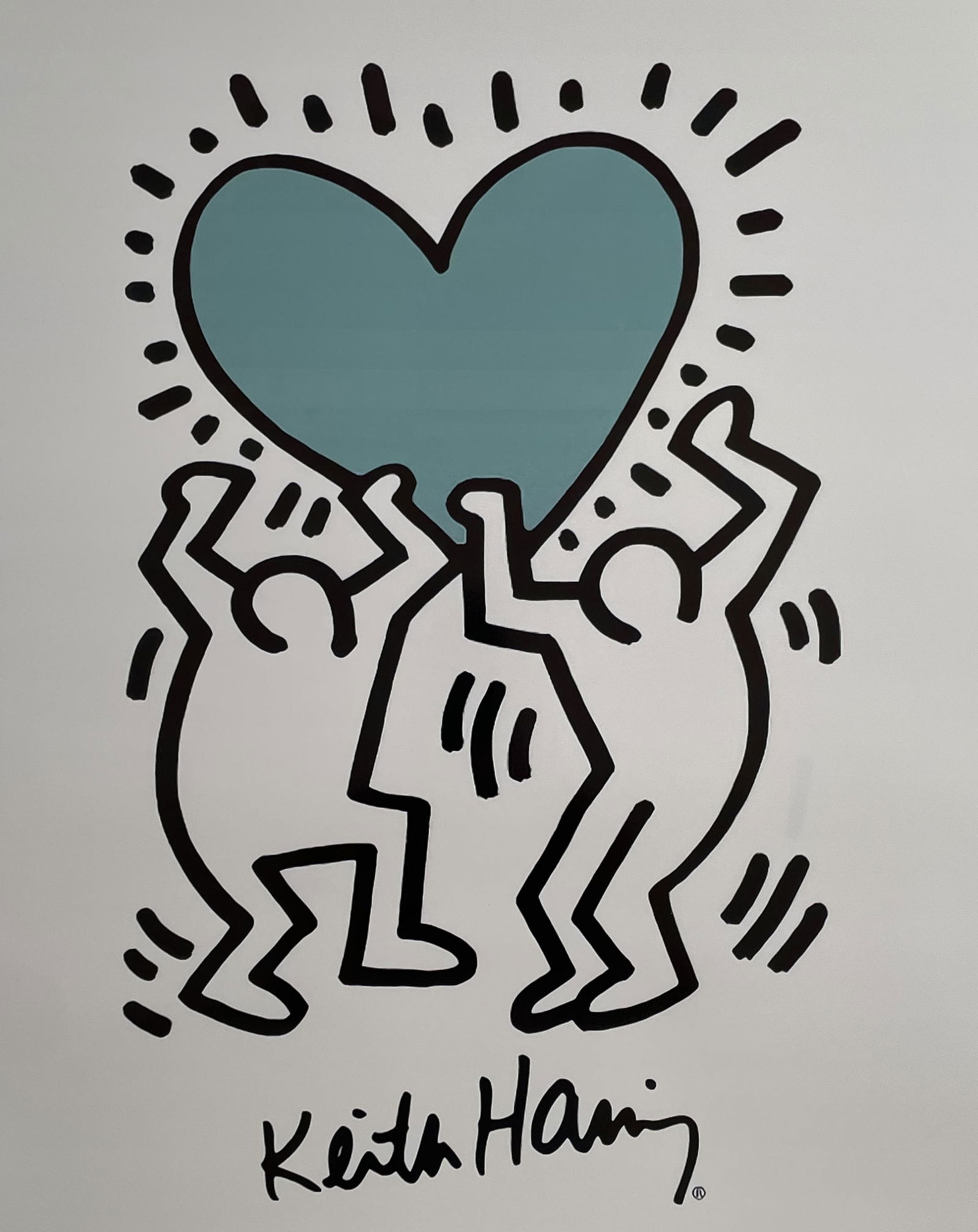 Keith Haring - The Heart, Offset Lithograph (1 of 5)